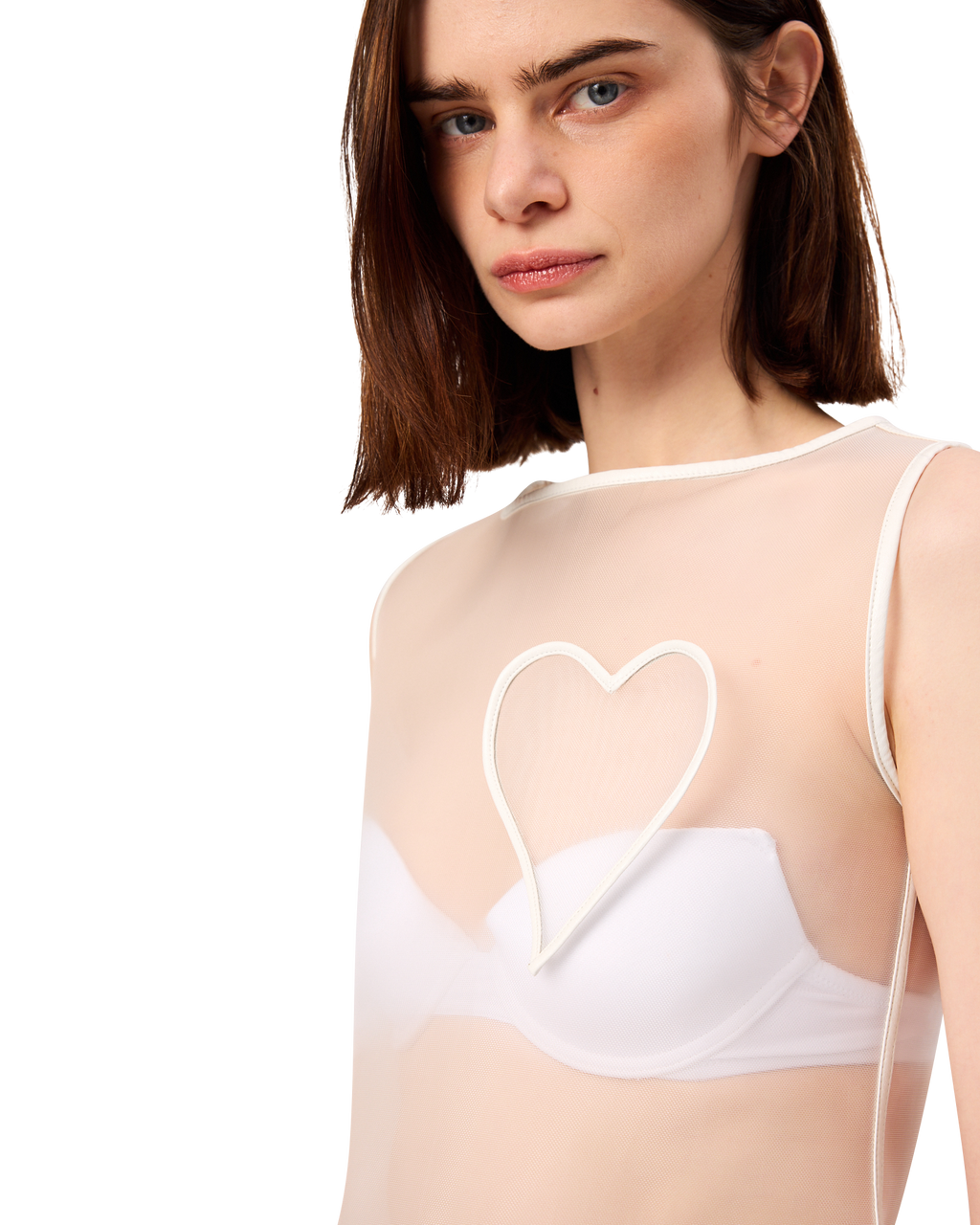 Kimhe Kim - Hanii Heart Mini Dress (White) product image 9 | TRAB K-Fashion Australia