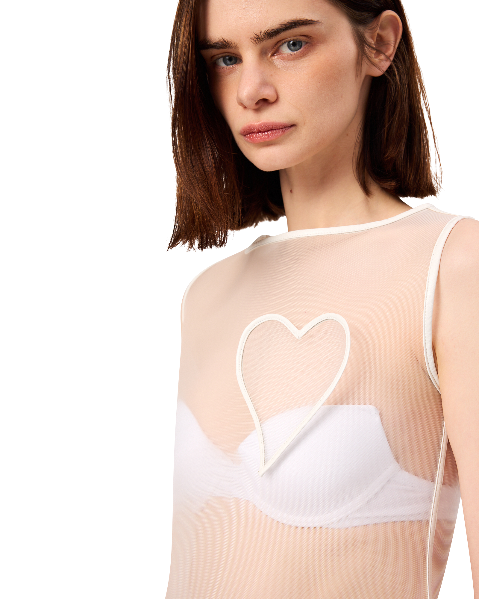 Kimhe Kim - Hanii Heart Mini Dress (White) product image 9 | TRAB K-Fashion Australia