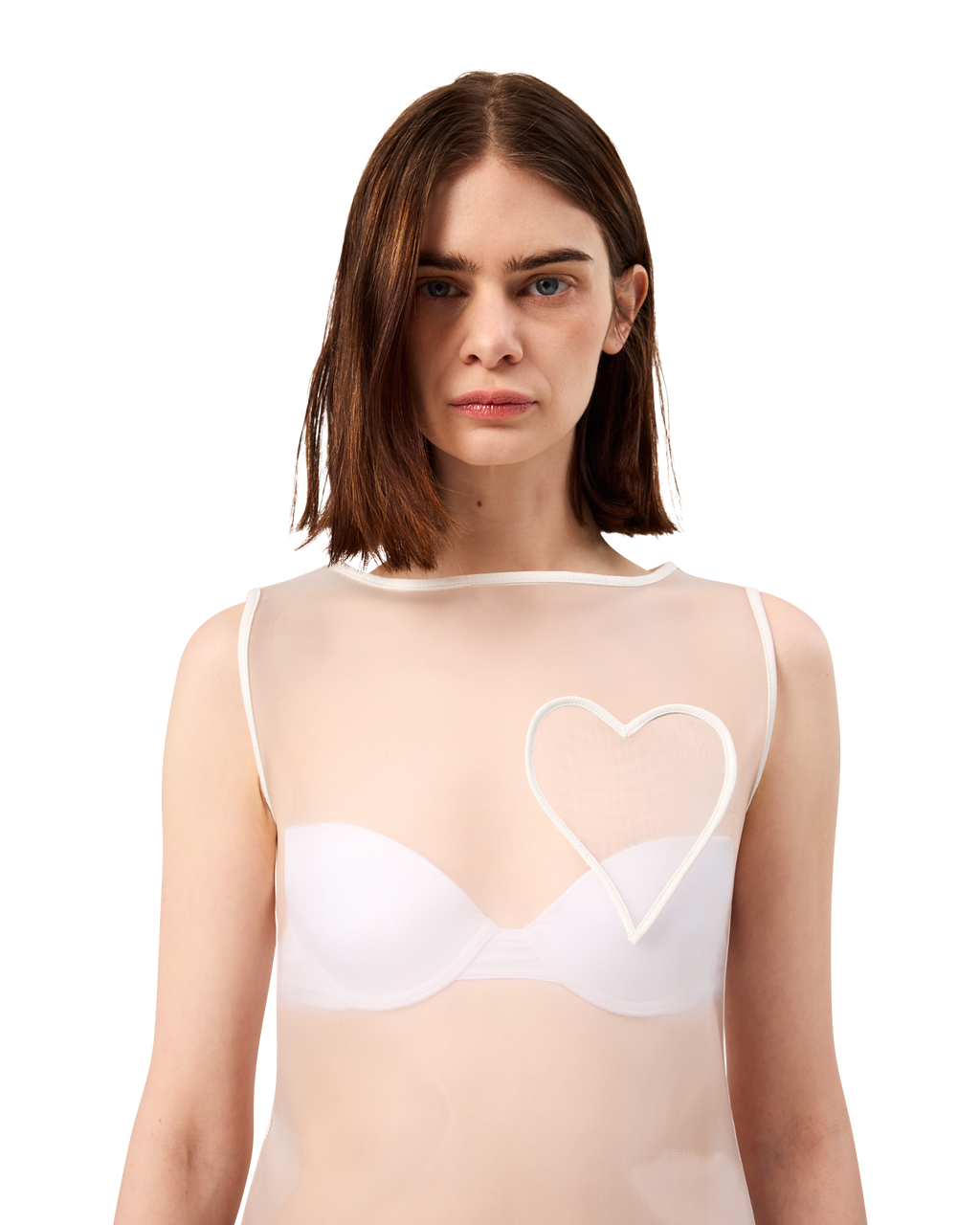 Kimhe Kim - Hanii Heart Mini Dress (White) product image 8 | TRAB K-Fashion Australia