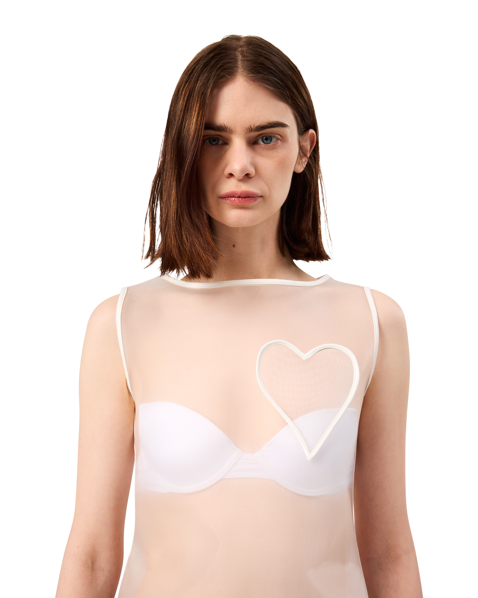 Kimhe Kim - Hanii Heart Mini Dress (White) product image 8 | TRAB K-Fashion Australia