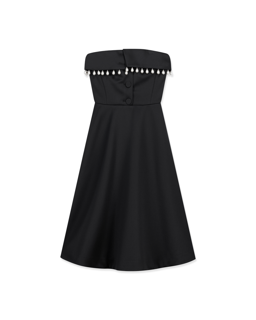 Kimhe Kim - Pearl Embellished Neo Emma Dress (Black) product image 13 | TRAB K-Fashion Australia