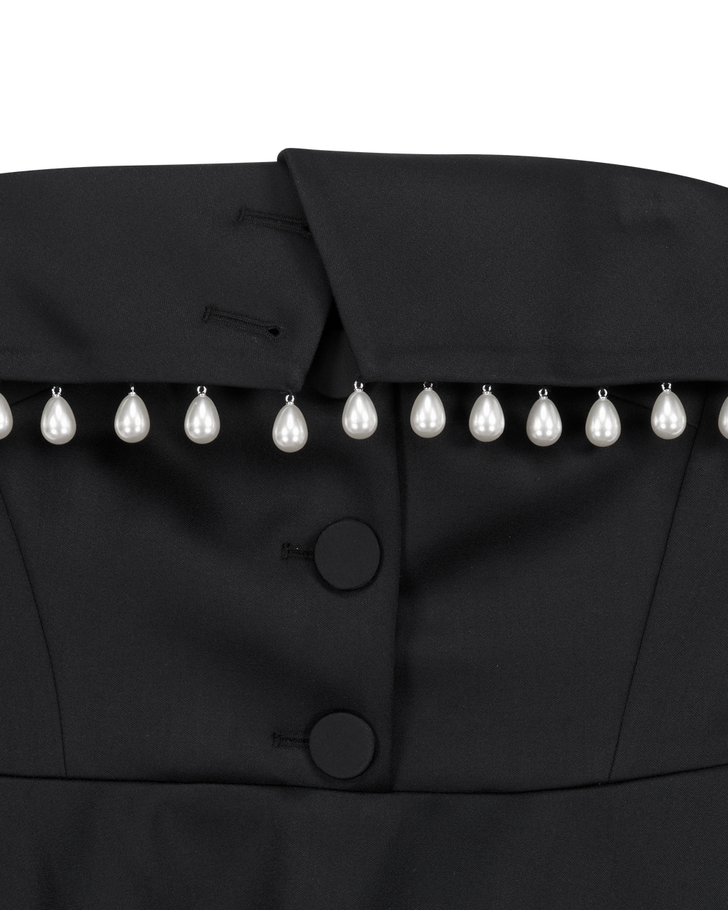 Kimhe Kim - Pearl Embellished Neo Emma Dress (Black) product image 15 | TRAB K-Fashion Australia