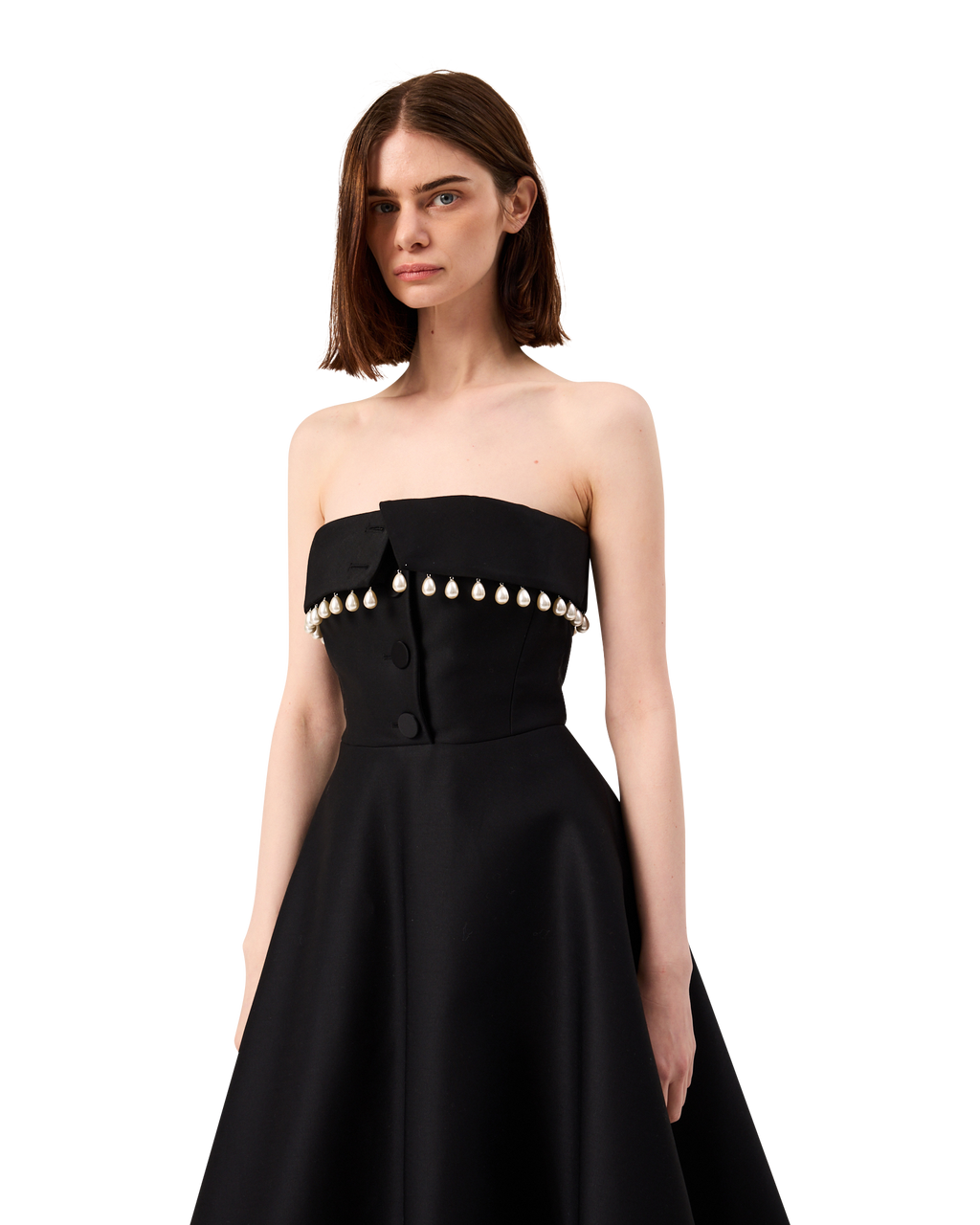 Kimhe Kim - Pearl Embellished Neo Emma Dress (Black) product image 10 | TRAB K-Fashion Australia