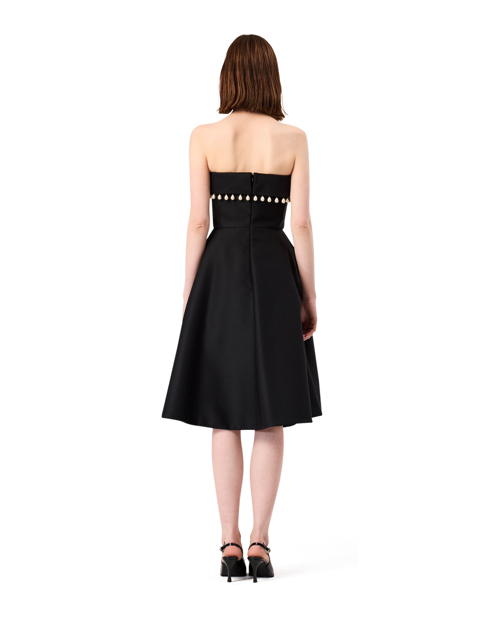 Kimhe Kim - Pearl Embellished Neo Emma Dress (Black) product image 5 | TRAB K-Fashion Australia