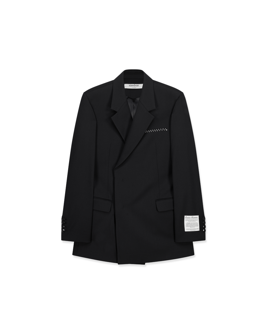 Kimhe Kim - Kent Double Jacket (Black) product image 1 | TRAB K-Fashion Australia