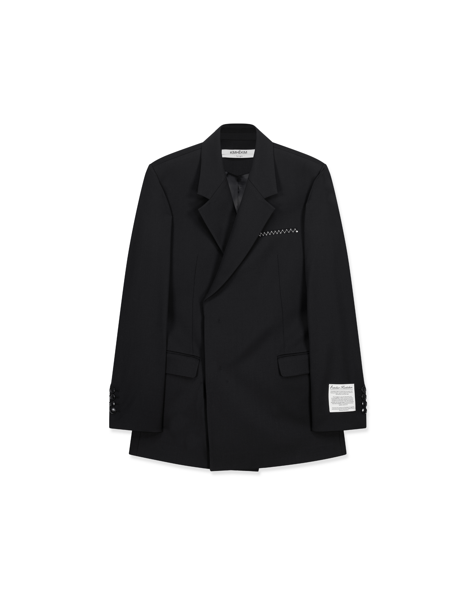 Kimhe Kim - Kent Double Jacket (Black) product image 1 | TRAB K-Fashion Australia