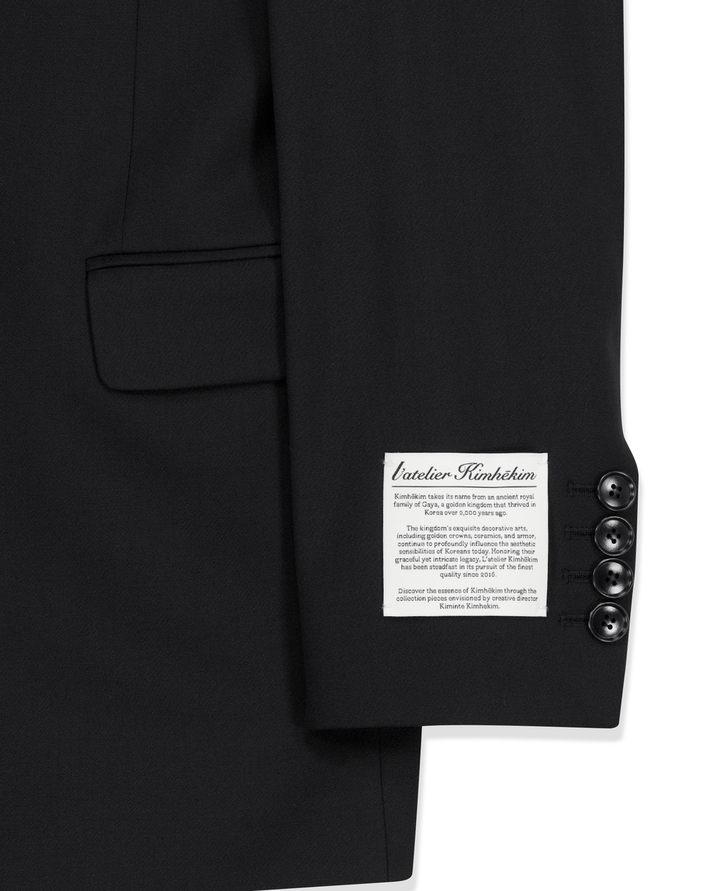 Kimhe Kim - Kent Double Jacket (Black) product image 5 | TRAB K-Fashion Australia