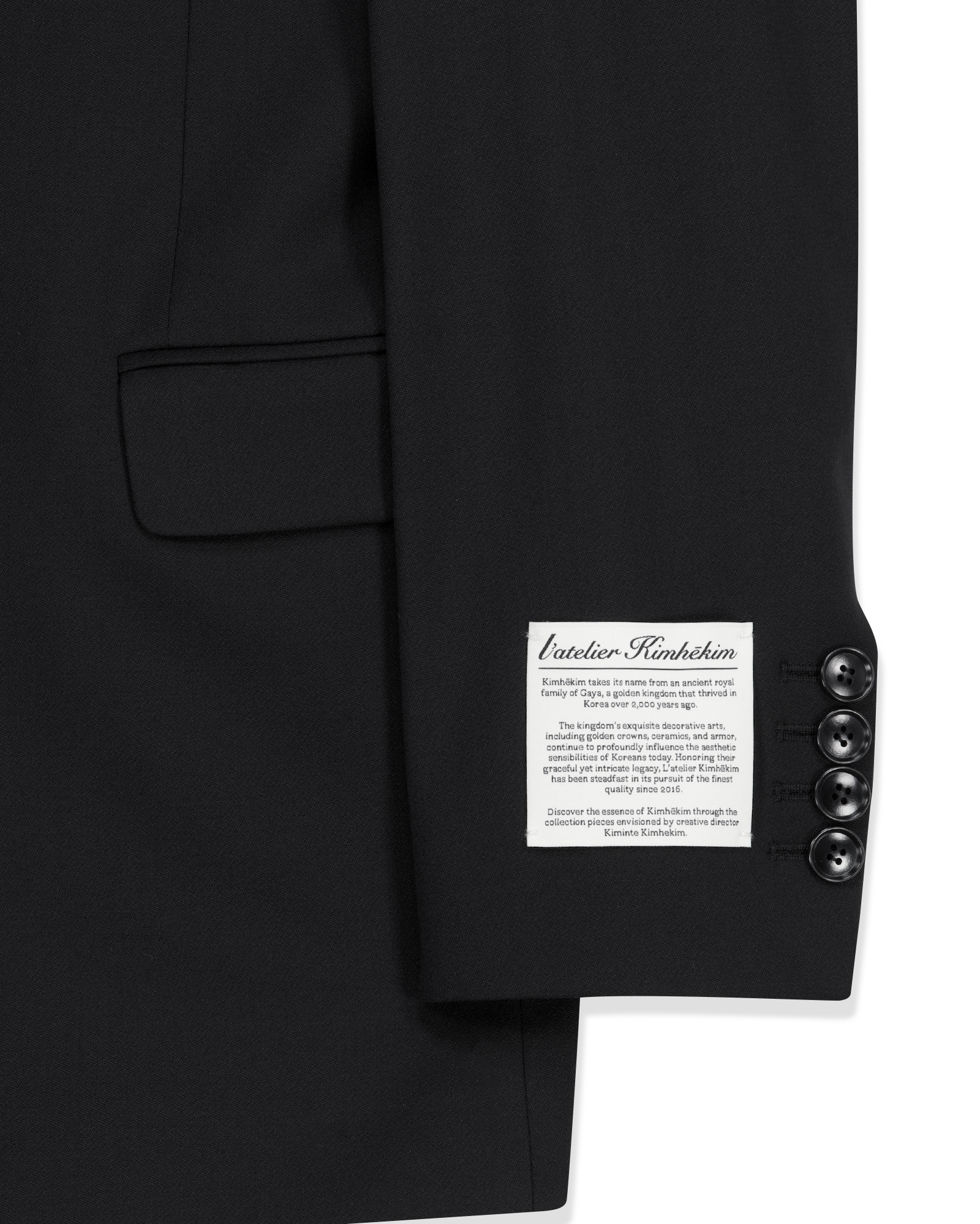 Kimhe Kim - Kent Double Jacket (Black) product image 5 | TRAB K-Fashion Australia