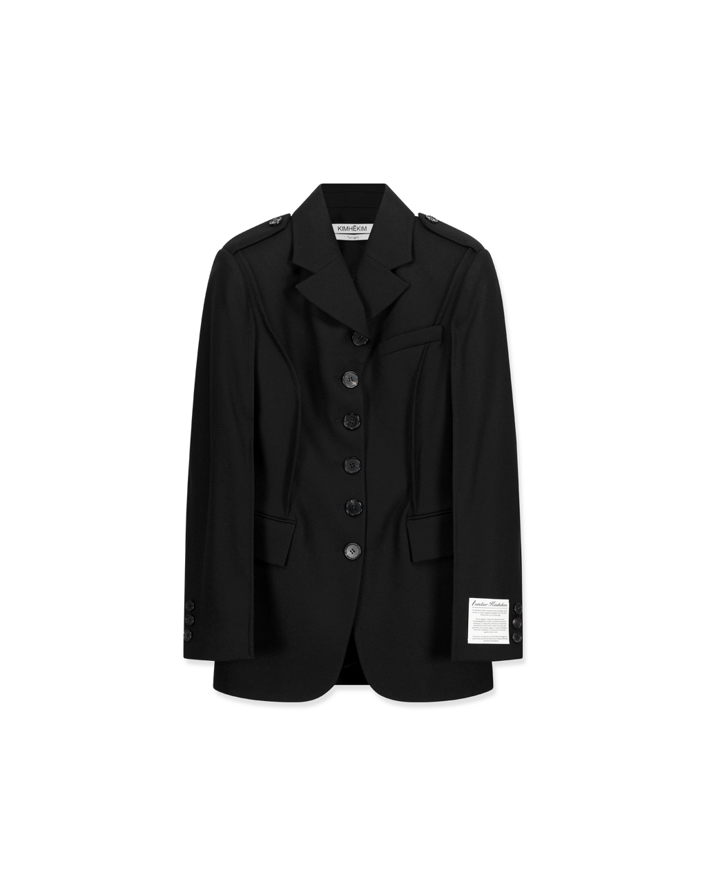 Kimhe Kim - Blake Single Jacket (Black) product image 1 | TRAB K-Fashion Australia