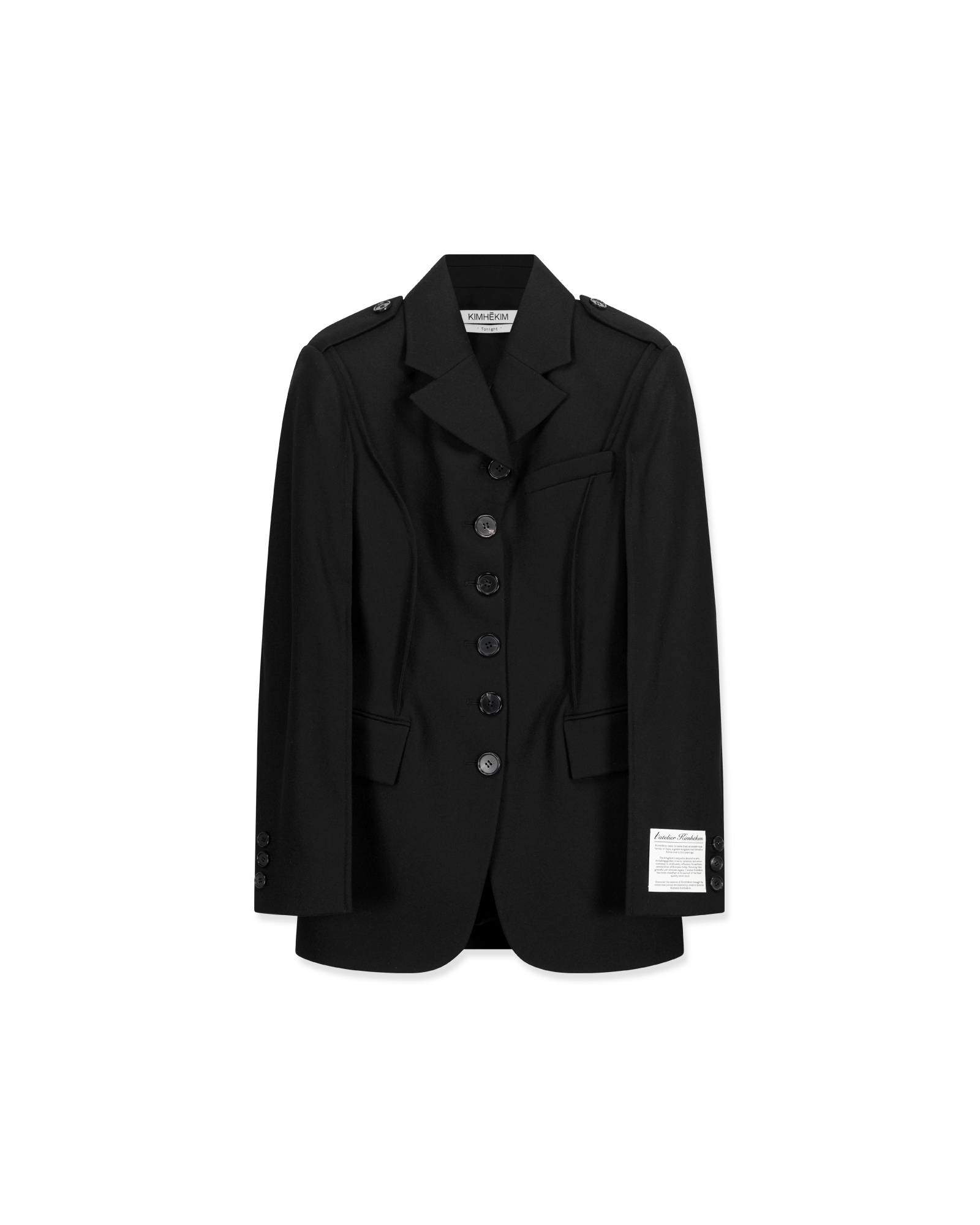 Kimhe Kim - Blake Single Jacket (Black) product image 1 | TRAB K-Fashion Australia