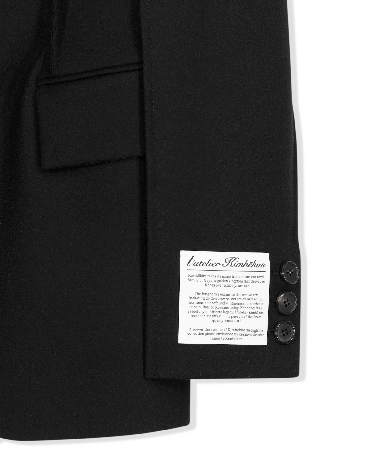 Kimhe Kim - Blake Single Jacket (Black) product image 4 | TRAB K-Fashion Australia
