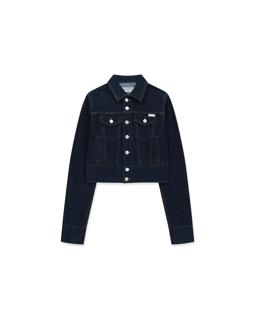 Kimhe Kim - Lesley Denim Cropped Jacket (Indigo Blue) product image 11 | TRAB K-Fashion Australia