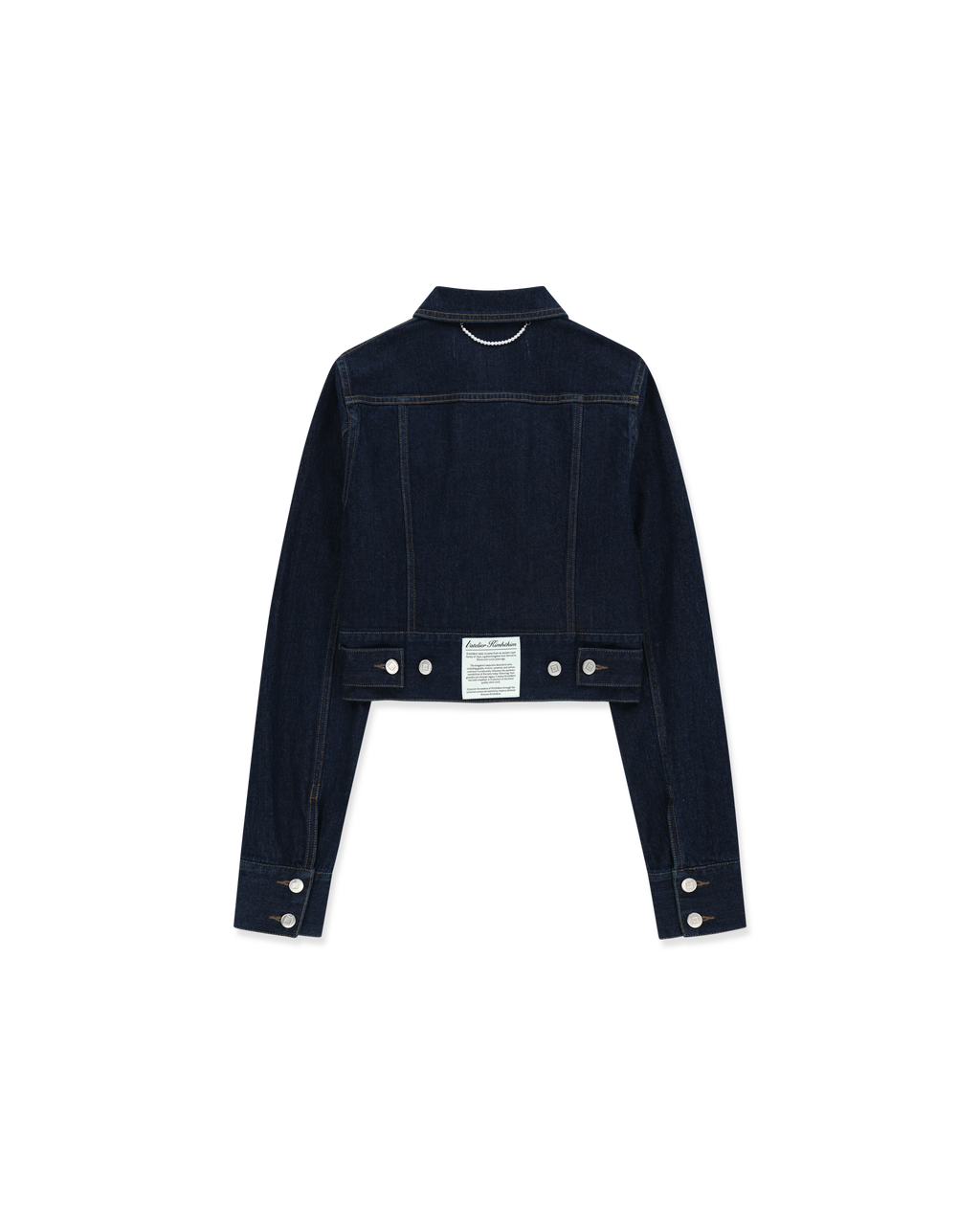Kimhe Kim - Lesley Denim Cropped Jacket (Indigo Blue) product image 12 | TRAB K-Fashion Australia