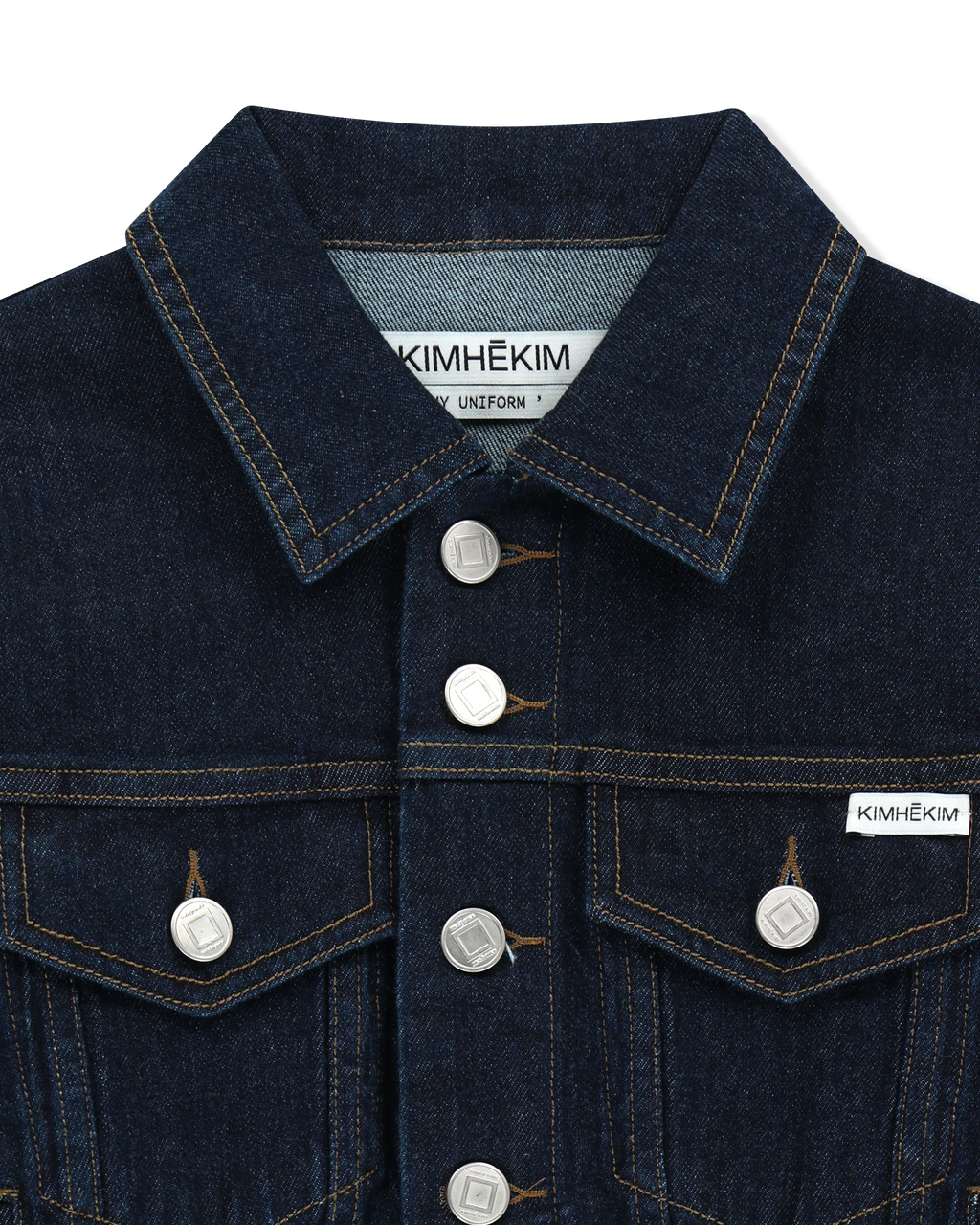 Kimhe Kim - Lesley Denim Cropped Jacket (Indigo Blue) product image 13 | TRAB K-Fashion Australia