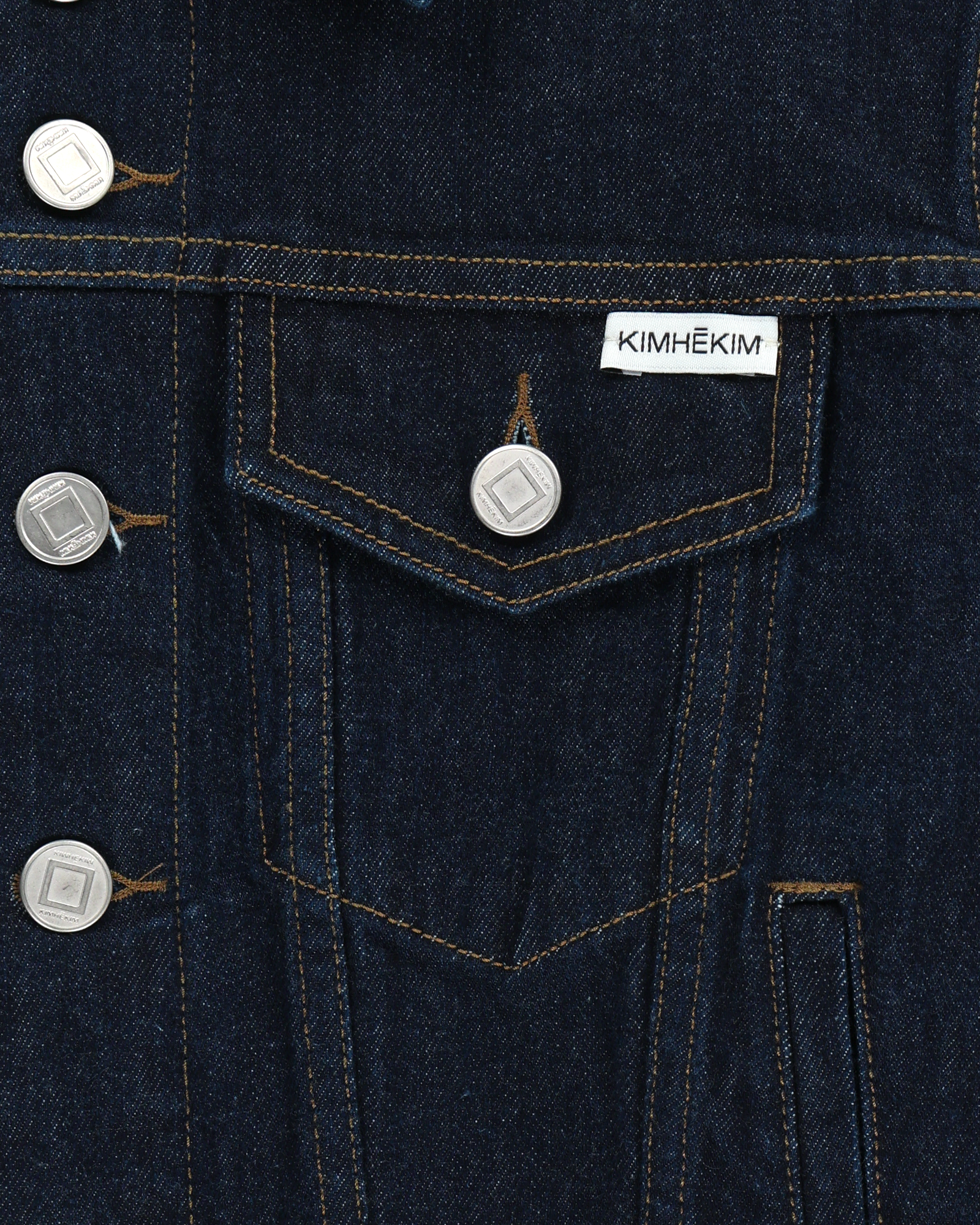 Kimhe Kim - Lesley Denim Cropped Jacket (Indigo Blue) product image 14 | TRAB K-Fashion Australia