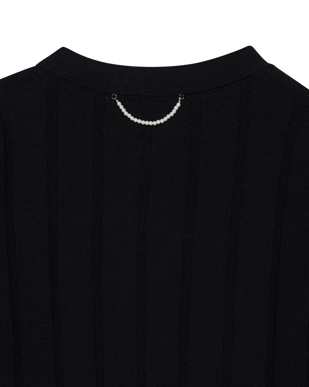 Kimhe Kim - Pearl Embellished V-Neck Cardigan (Black) product image 16 | TRAB K-Fashion Australia