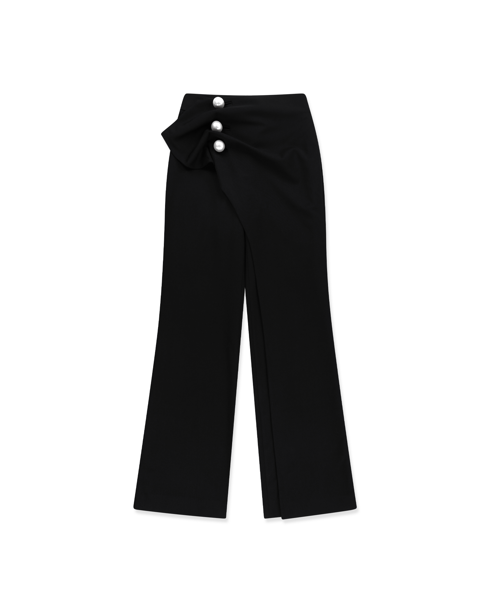 Kimhe Kim - Venus Wrap Pants (Black) product image 1 | TRAB K-Fashion Australia