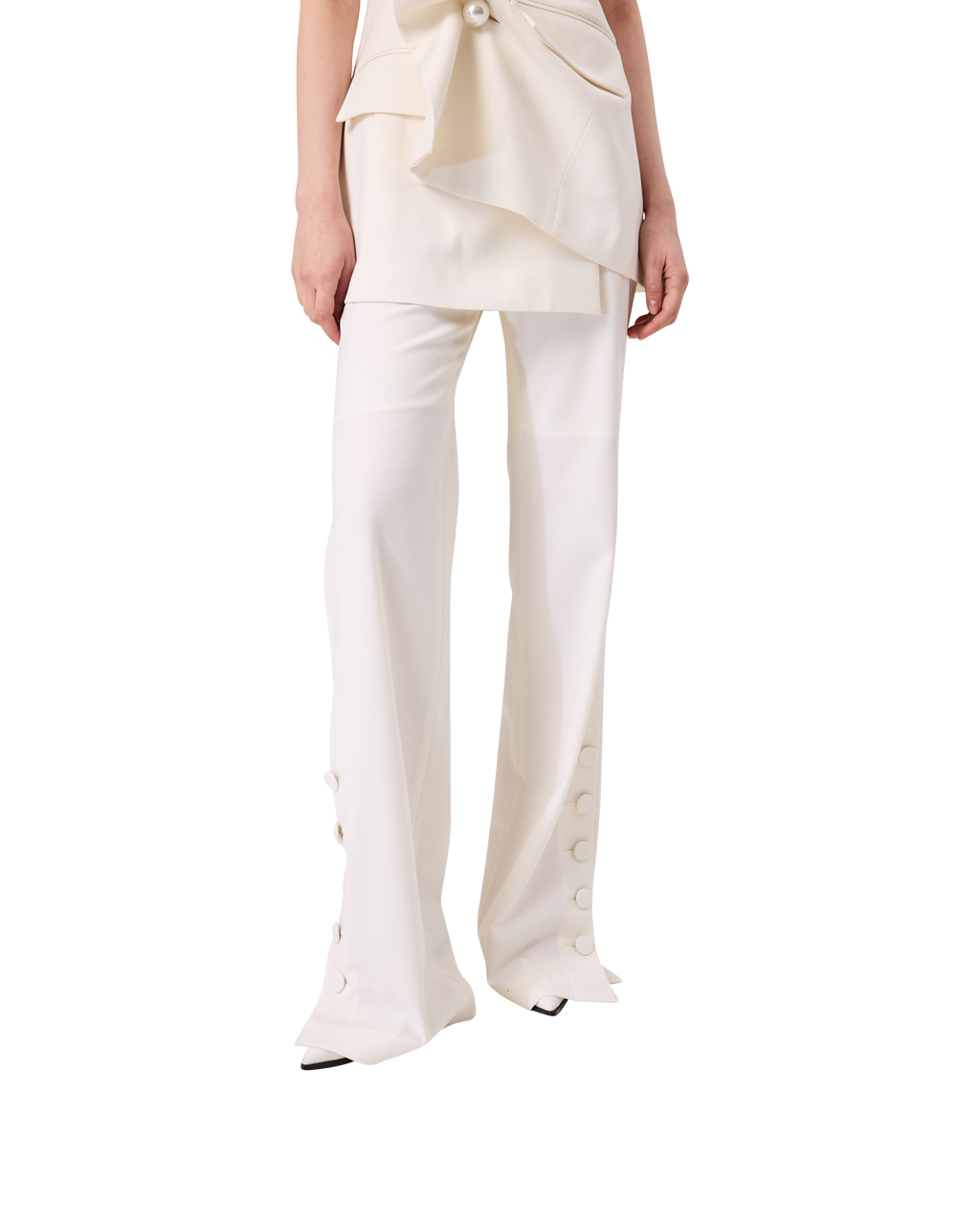 Kimhe Kim - Gabriel Pants (White) product image 7 | TRAB K-Fashion Australia