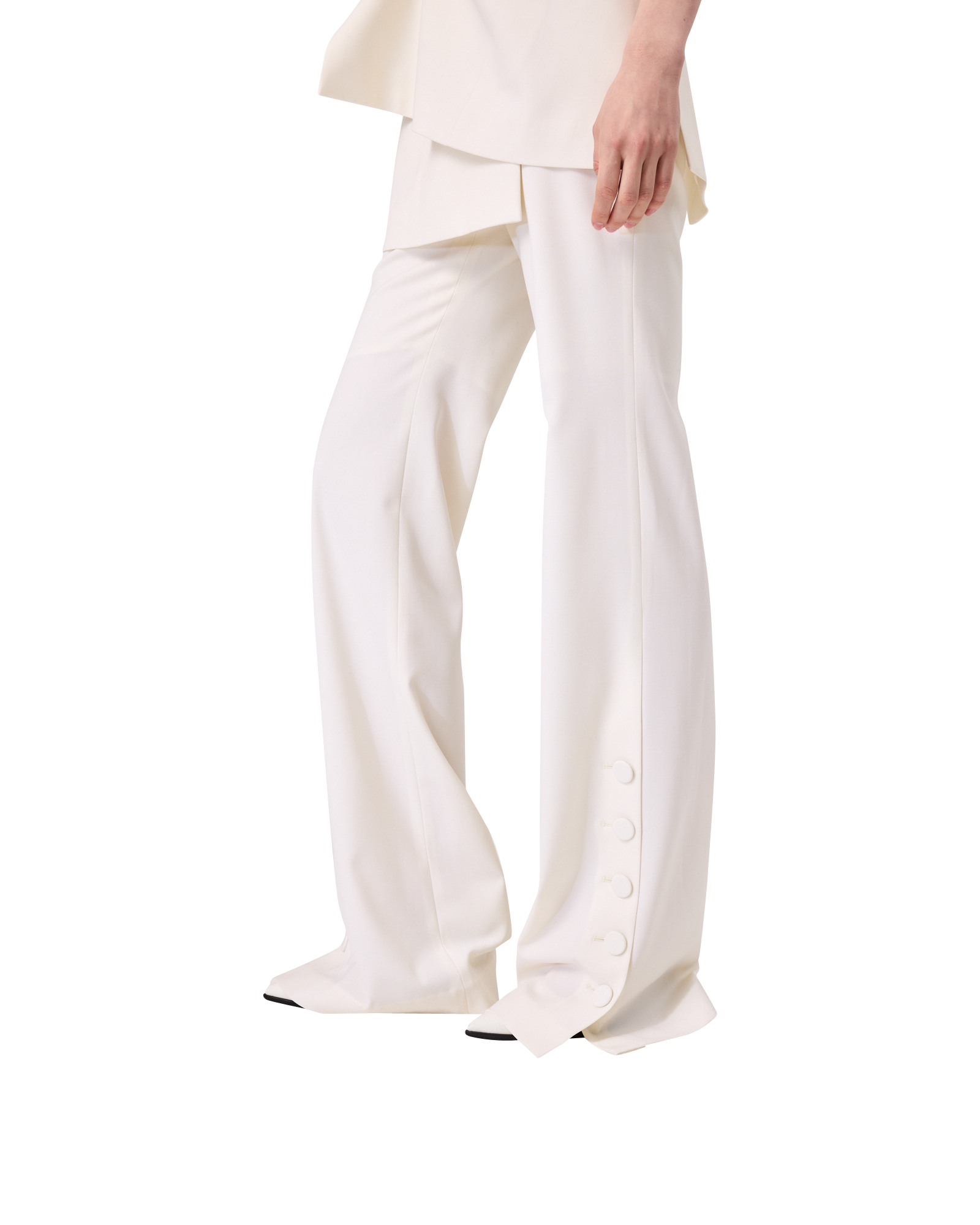 Kimhe Kim - Gabriel Pants (White) product image 8 | TRAB K-Fashion Australia