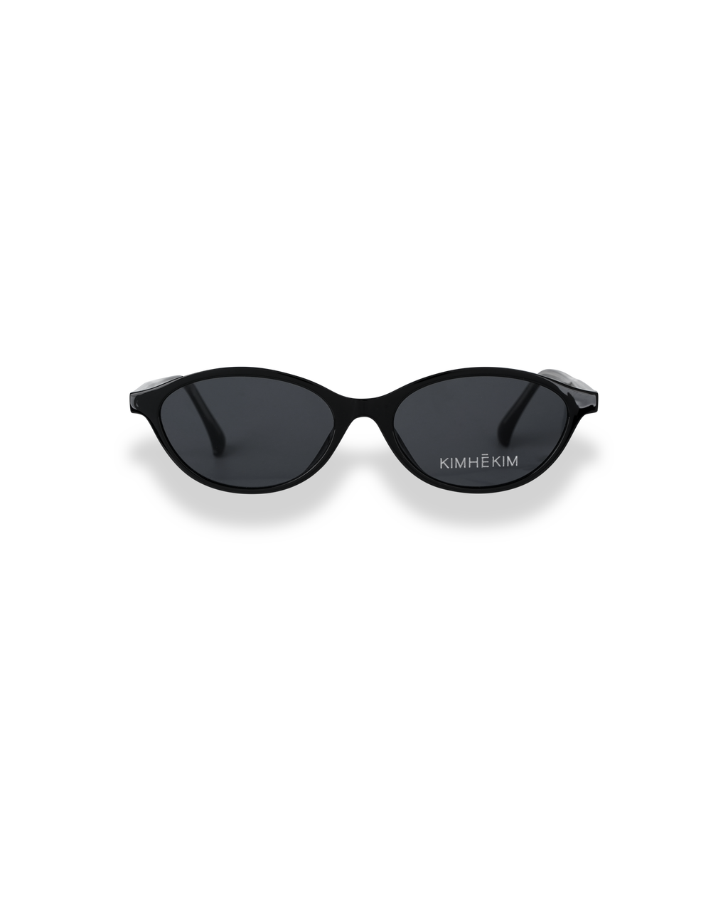 Kimhe Kim - Oval-Frame Logo Sunglasses (Black) product image 1 | TRAB K-Fashion Australia