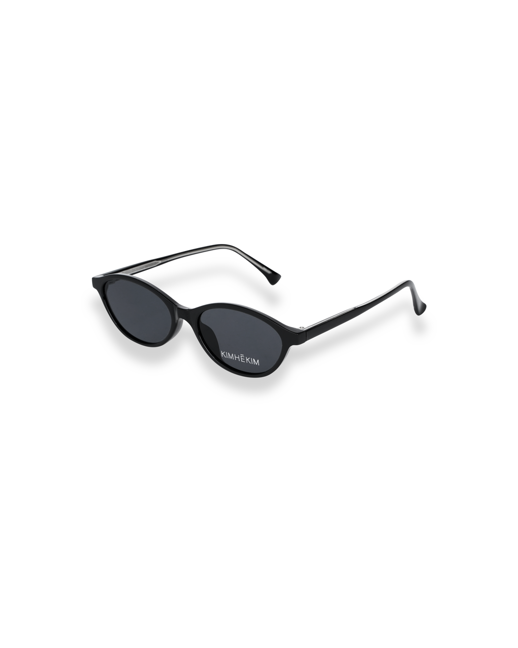 Kimhe Kim - Oval-Frame Logo Sunglasses (Black) product image 2 | TRAB K-Fashion Australia