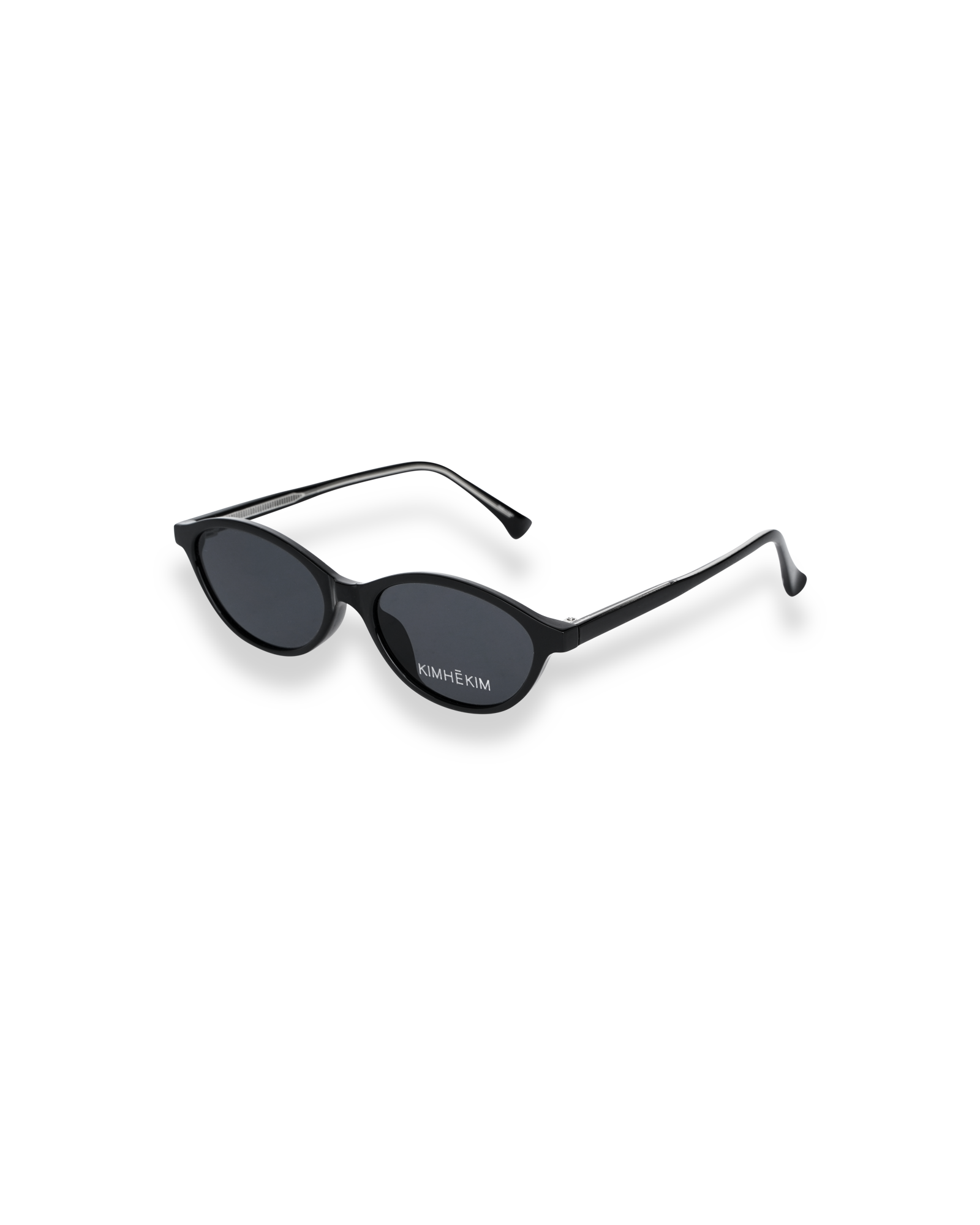 Kimhe Kim - Oval-Frame Logo Sunglasses (Black) product image 2 | TRAB K-Fashion Australia