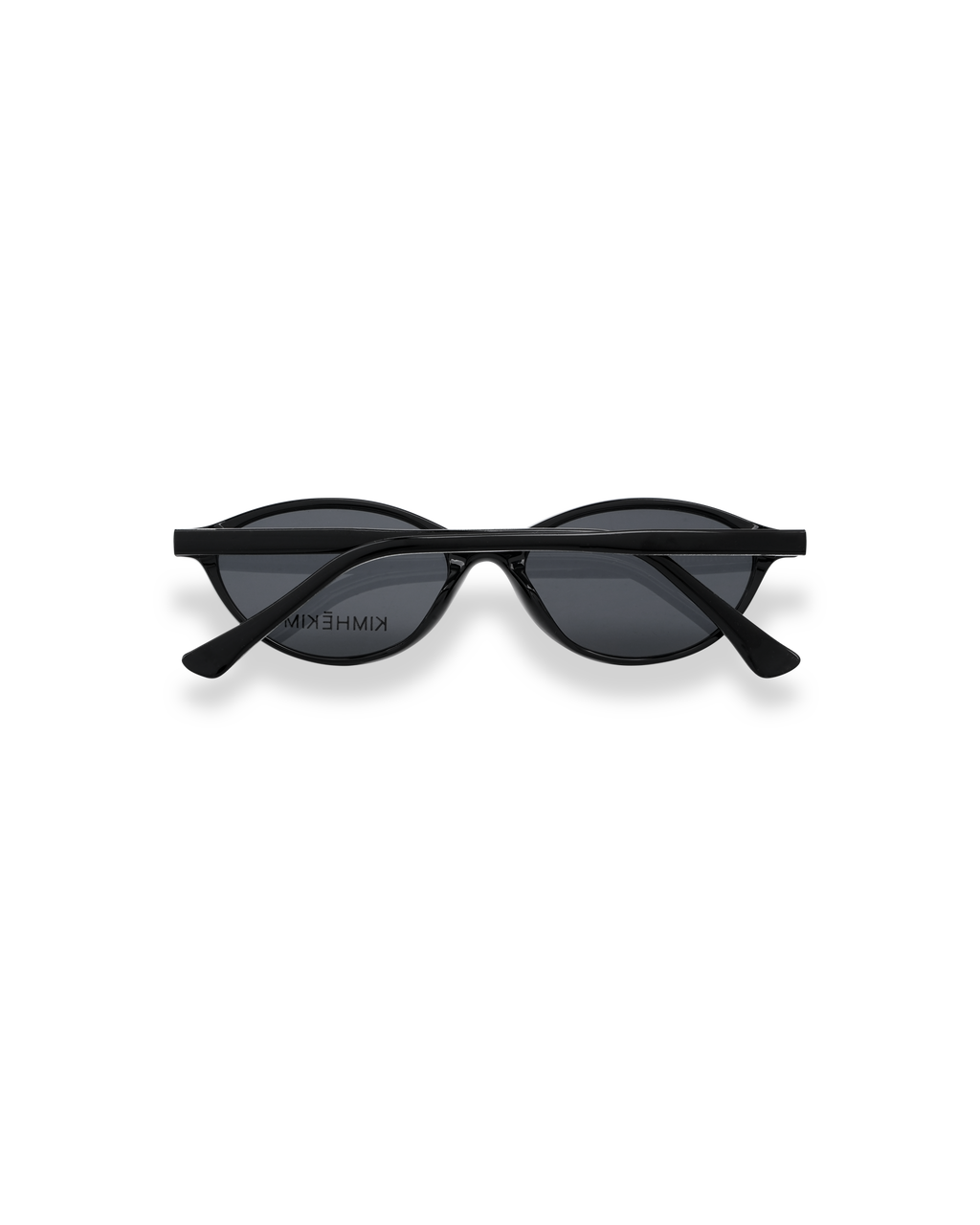 Kimhe Kim - Oval-Frame Logo Sunglasses (Black) product image 4 | TRAB K-Fashion Australia