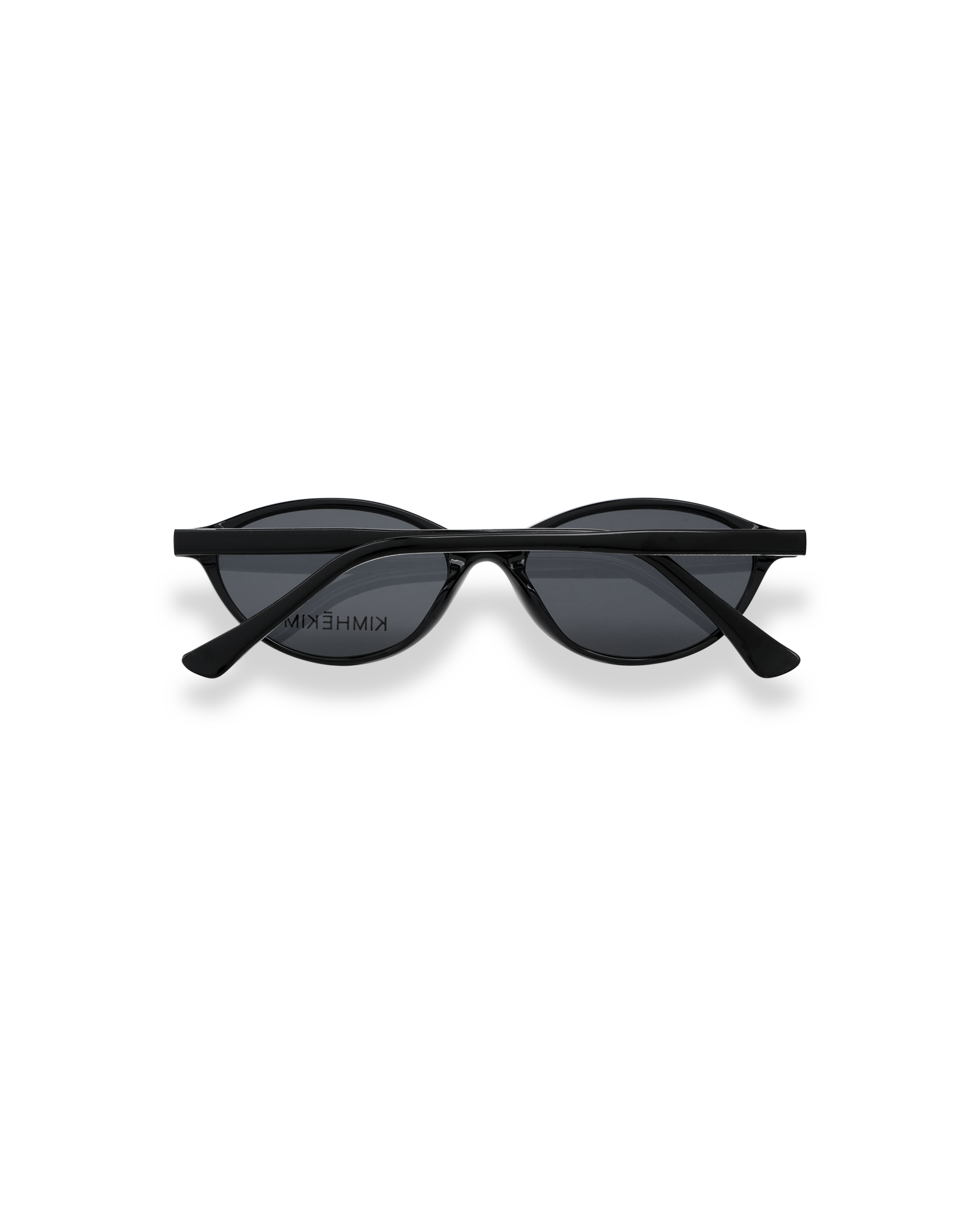 Kimhe Kim - Oval-Frame Logo Sunglasses (Black) product image 4 | TRAB K-Fashion Australia