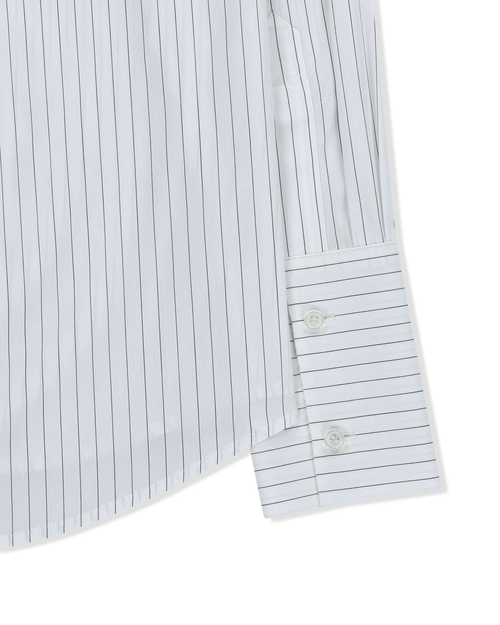 Kimhe Kim - Gabriel Striped Shirt (White) product image 5 | TRAB K-Fashion Australia