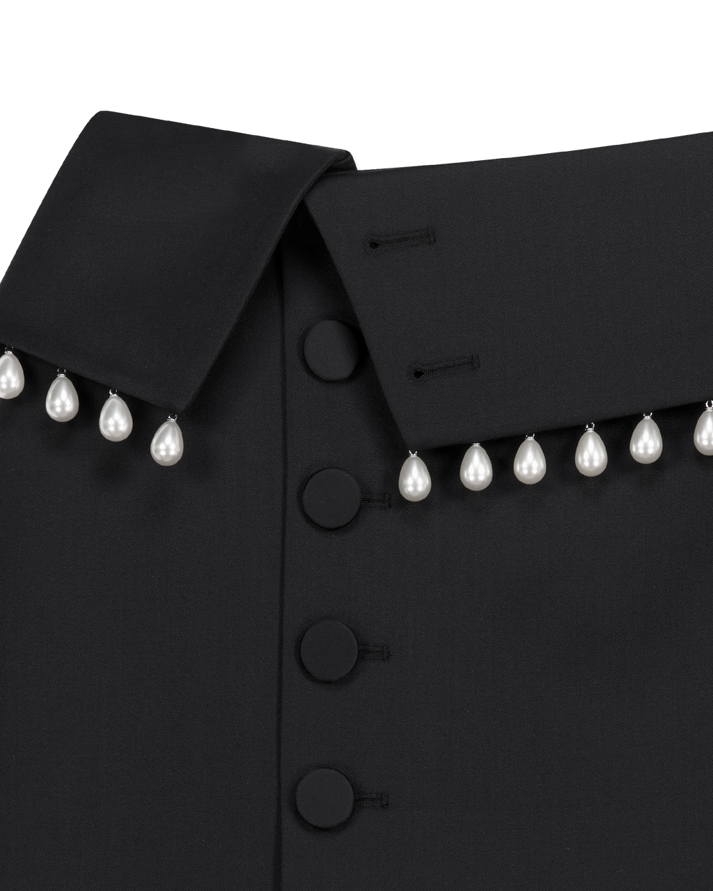Kimhe Kim - Pearl Embellished Neo Emma Mini Skirt (Black) product image 15 | TRAB K-Fashion Australia