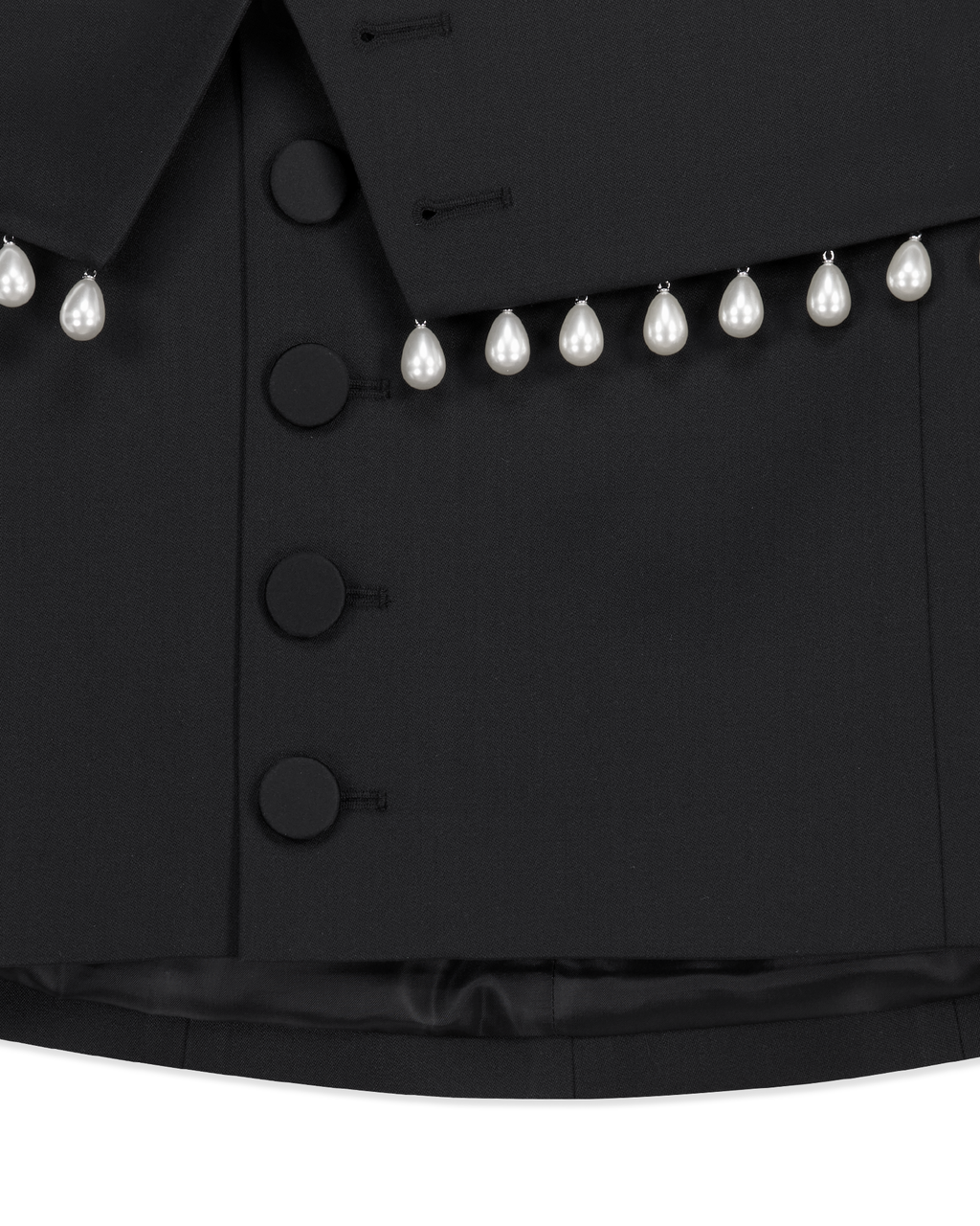 Kimhe Kim - Pearl Embellished Neo Emma Mini Skirt (Black) product image 16 | TRAB K-Fashion Australia