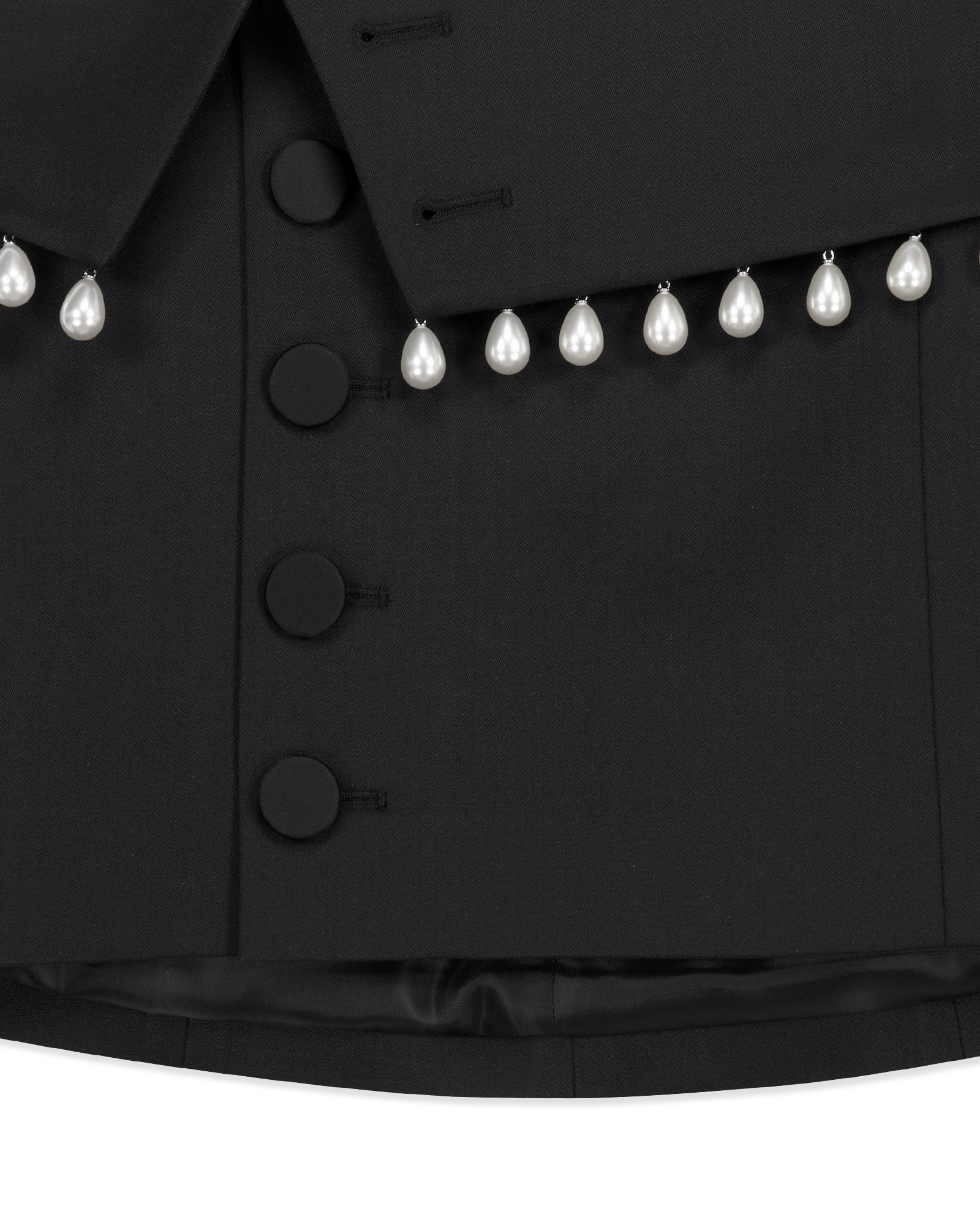 Kimhe Kim - Pearl Embellished Neo Emma Mini Skirt (Black) product image 16 | TRAB K-Fashion Australia