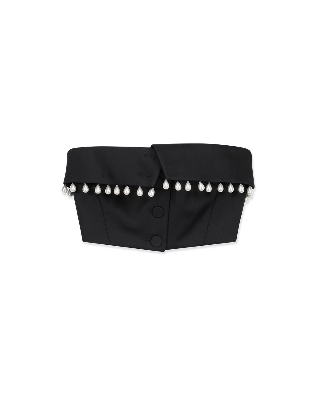 Kimhe Kim - Pearl Embellished Neo Emma Tube Top (Black) product image 13 | TRAB K-Fashion Australia