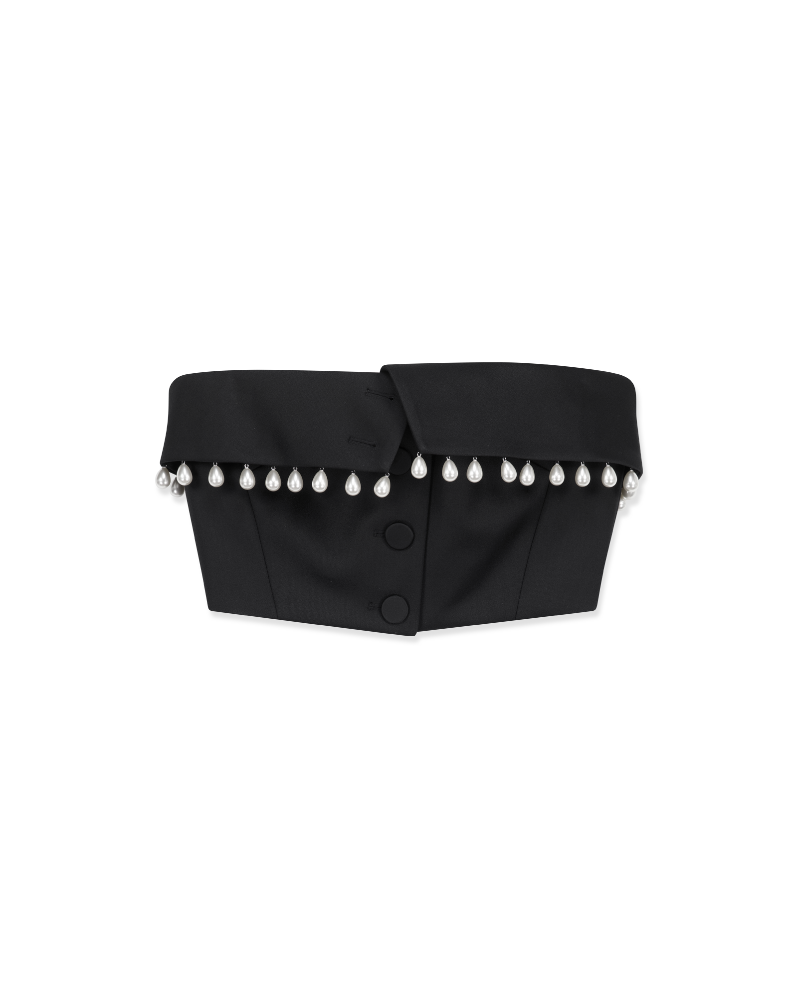 Kimhe Kim - Pearl Embellished Neo Emma Tube Top (Black) product image 13 | TRAB K-Fashion Australia