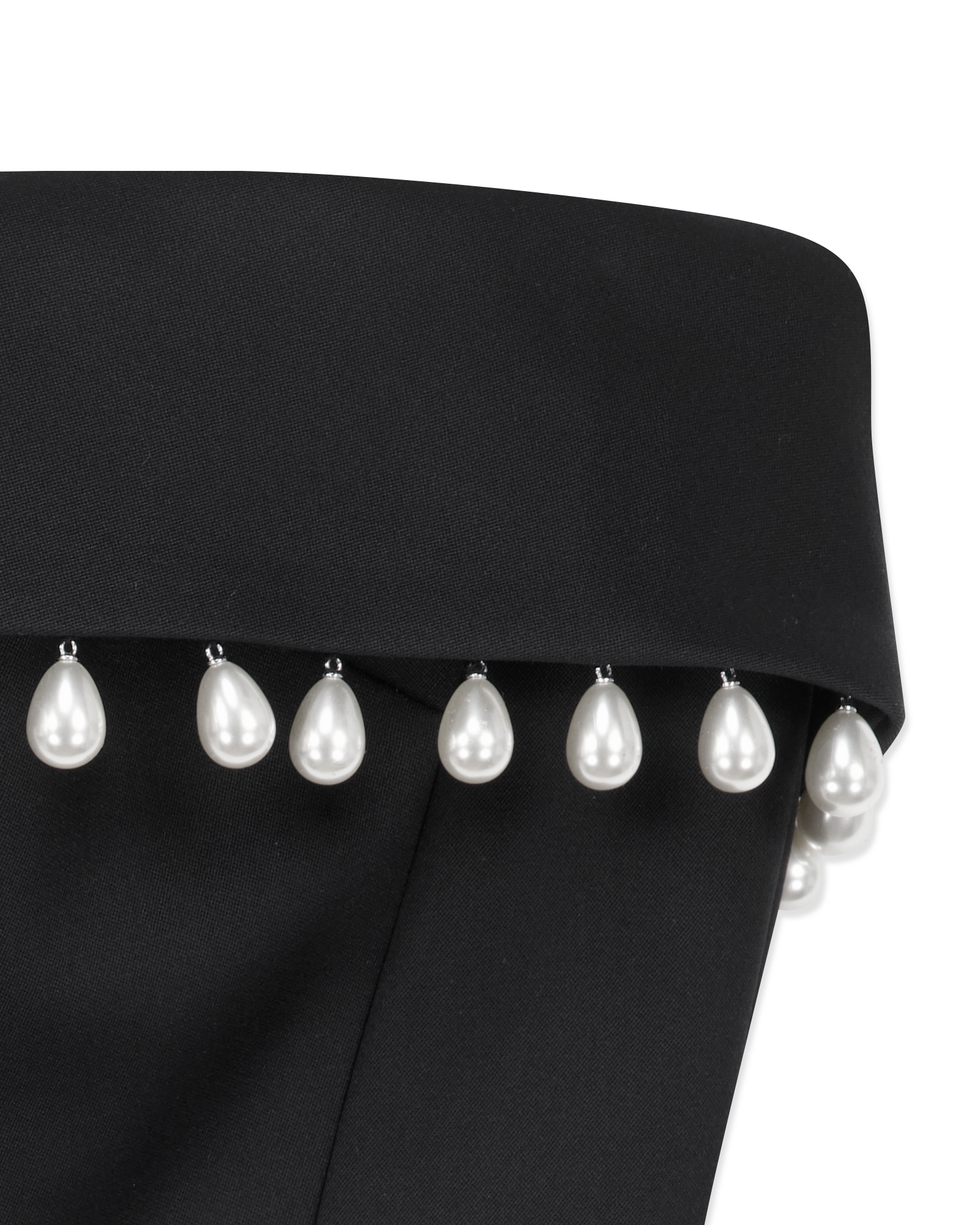 Kimhe Kim - Pearl Embellished Neo Emma Tube Top (Black) product image 16 | TRAB K-Fashion Australia