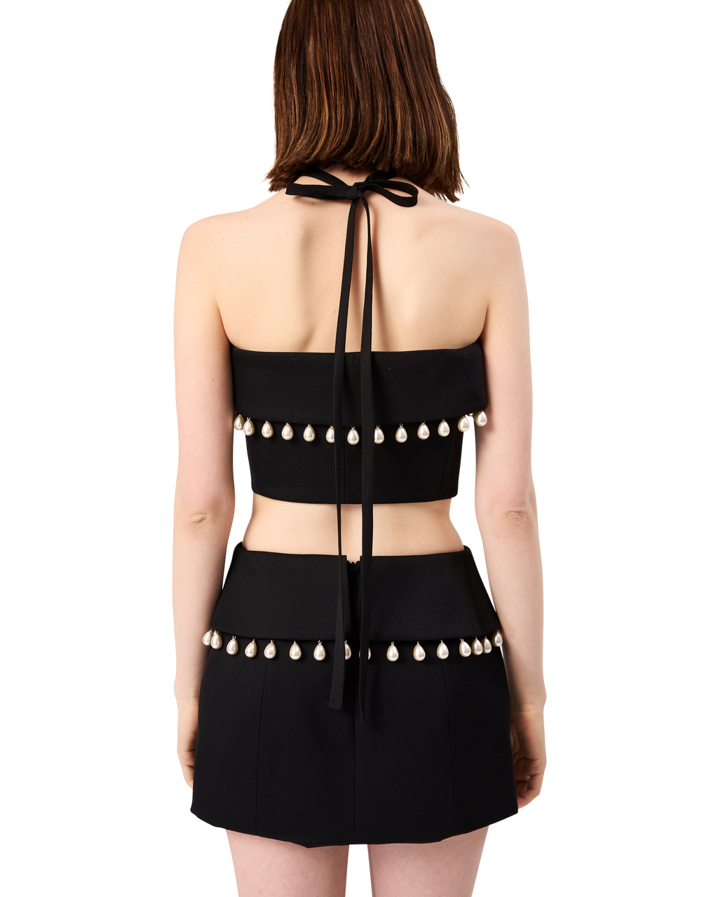 Kimhe Kim - Pearl Embellished Neo Emma Tube Top (Black) product image 11 | TRAB K-Fashion Australia