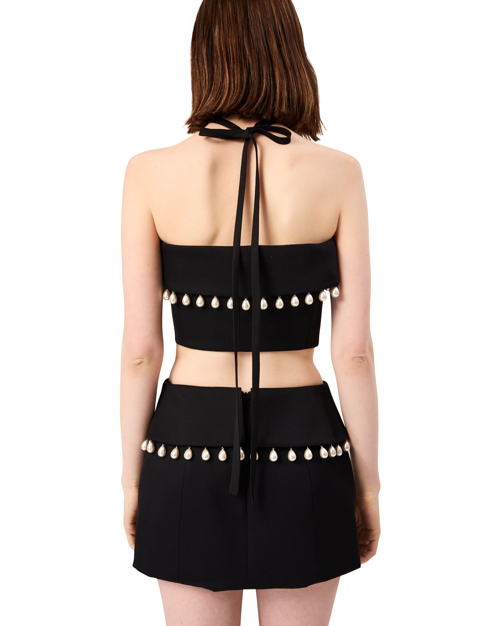 Kimhe Kim - Pearl Embellished Neo Emma Tube Top (Black) product image 11 | TRAB K-Fashion Australia