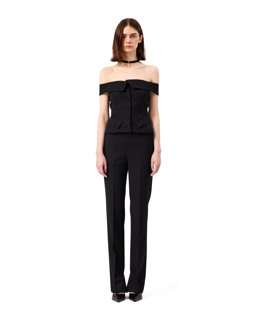 Kimhe Kim - Emma Off Shoulder Top (Black) product image 2 | TRAB K-Fashion Australia
