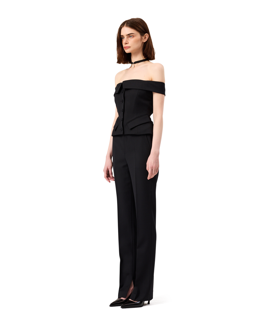 Kimhe Kim - Emma Off Shoulder Top (Black) product image 3 | TRAB K-Fashion Australia