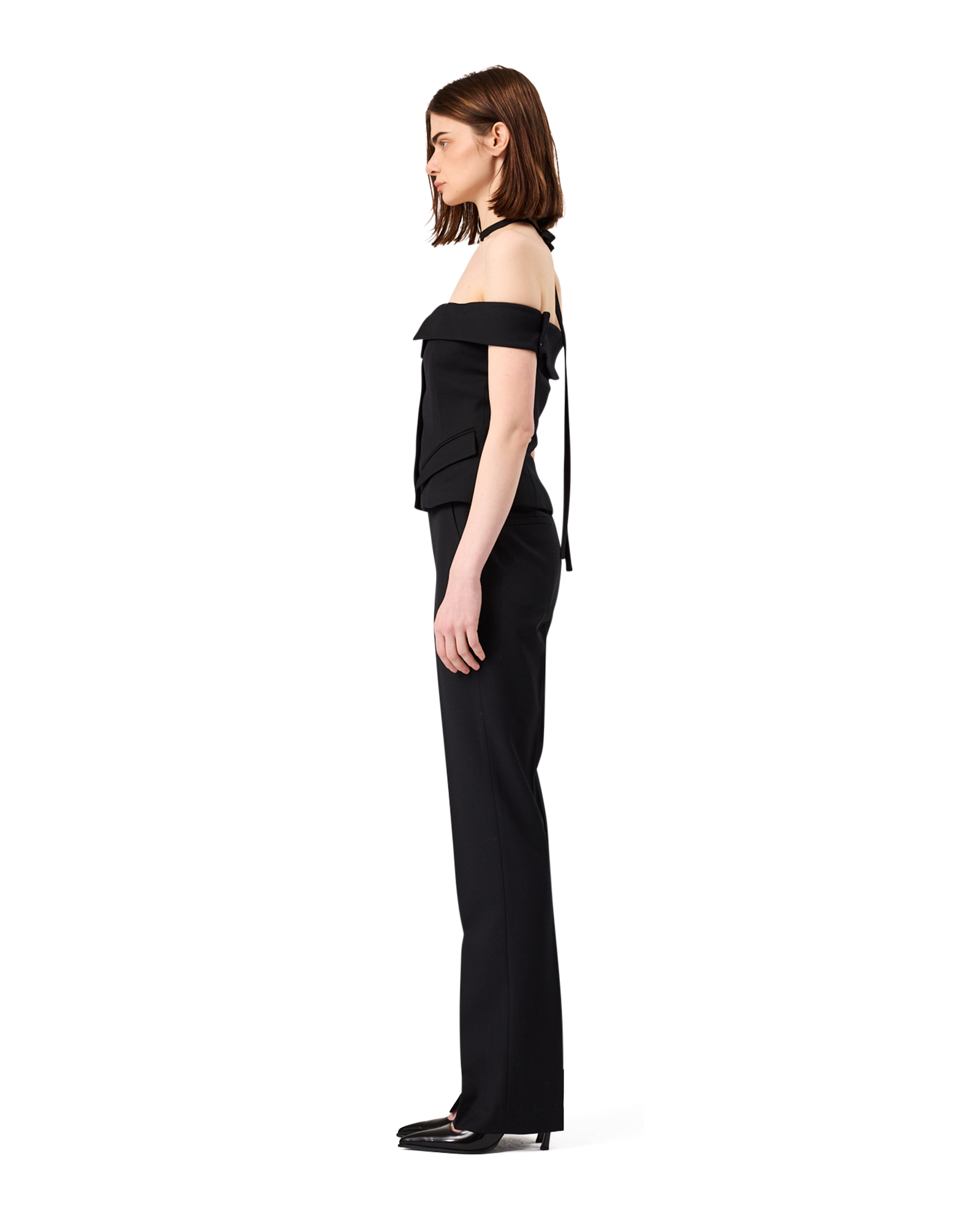Kimhe Kim - Emma Off Shoulder Top (Black) product image 4 | TRAB K-Fashion Australia