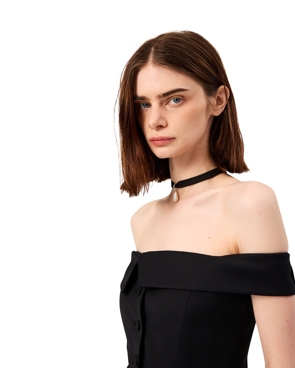 Kimhe Kim - Emma Off Shoulder Top (Black) product image 10 | TRAB K-Fashion Australia