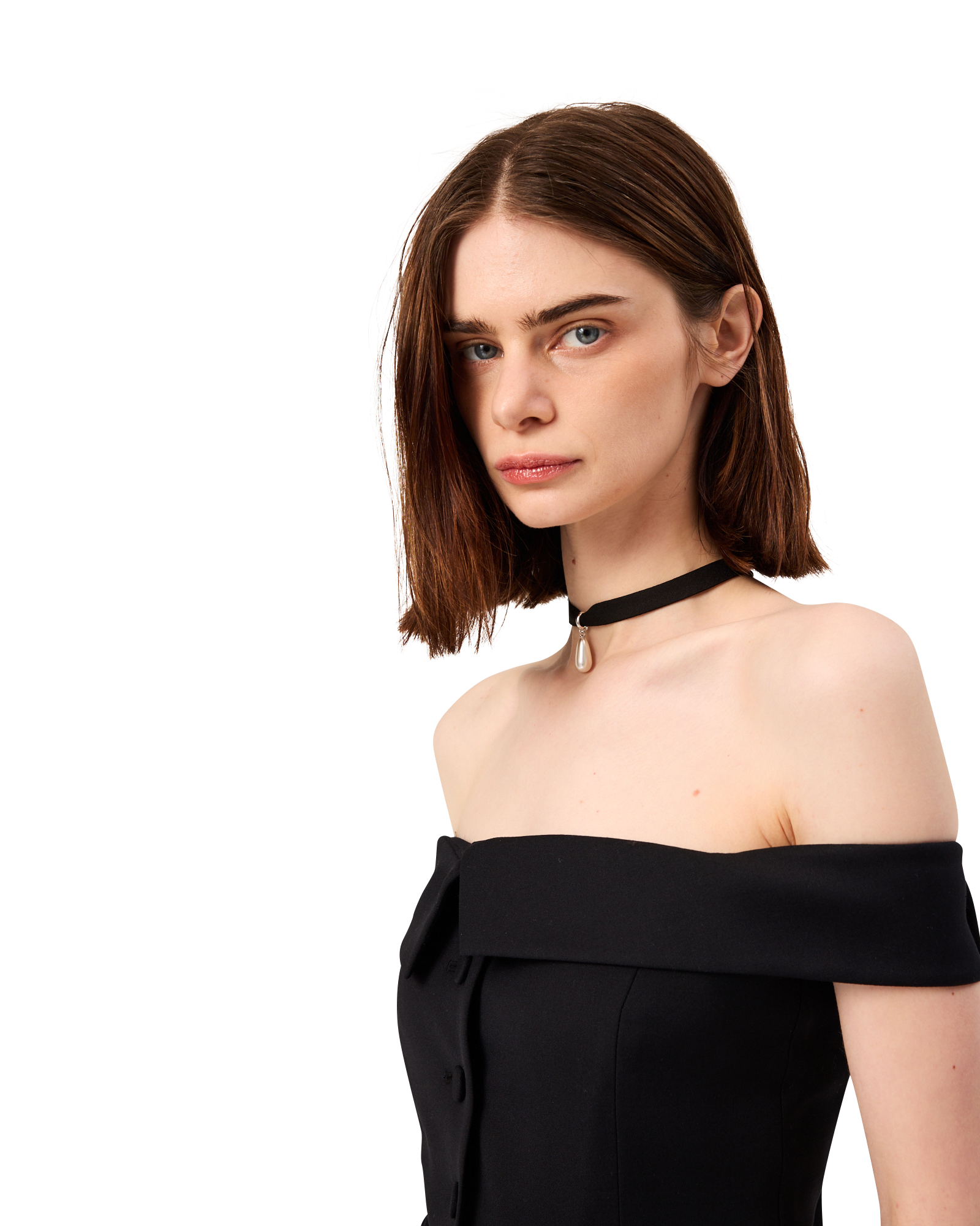 Kimhe Kim - Emma Off Shoulder Top (Black) product image 10 | TRAB K-Fashion Australia