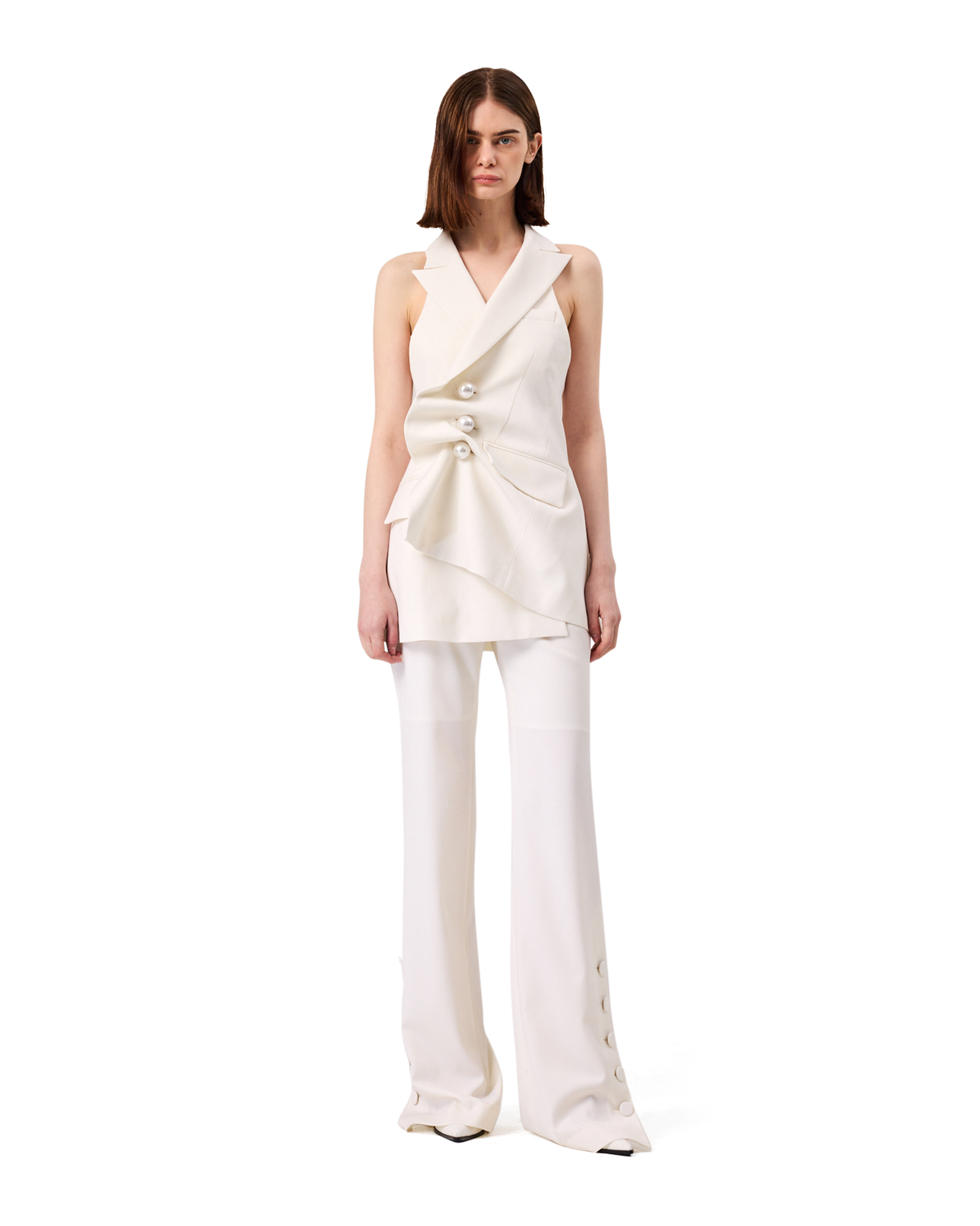 Kimhe Kim - Venus Vest (Ivory) product image 1 | TRAB K-Fashion Australia