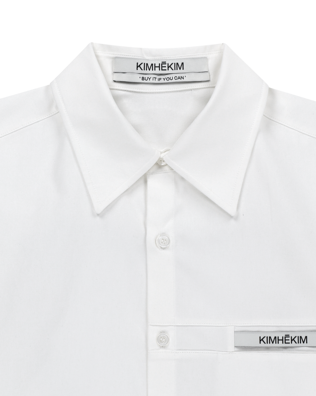 Kimhe Kim - Back Heart Cut-Out Shirt (White) product image 10 | TRAB K-Fashion Australia