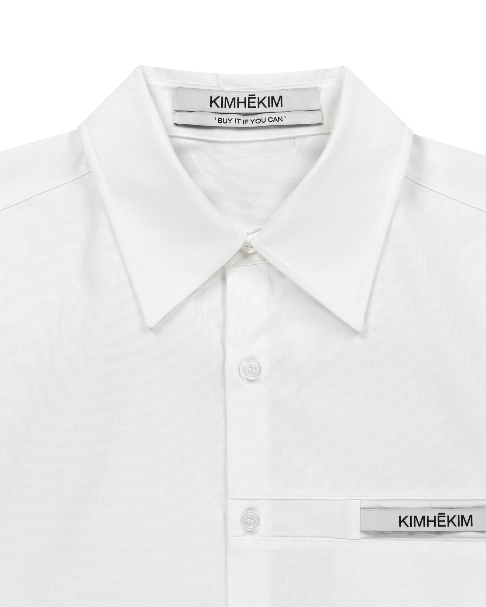 Kimhe Kim - Back Heart Cut-Out Shirt (White) product image 10 | TRAB K-Fashion Australia