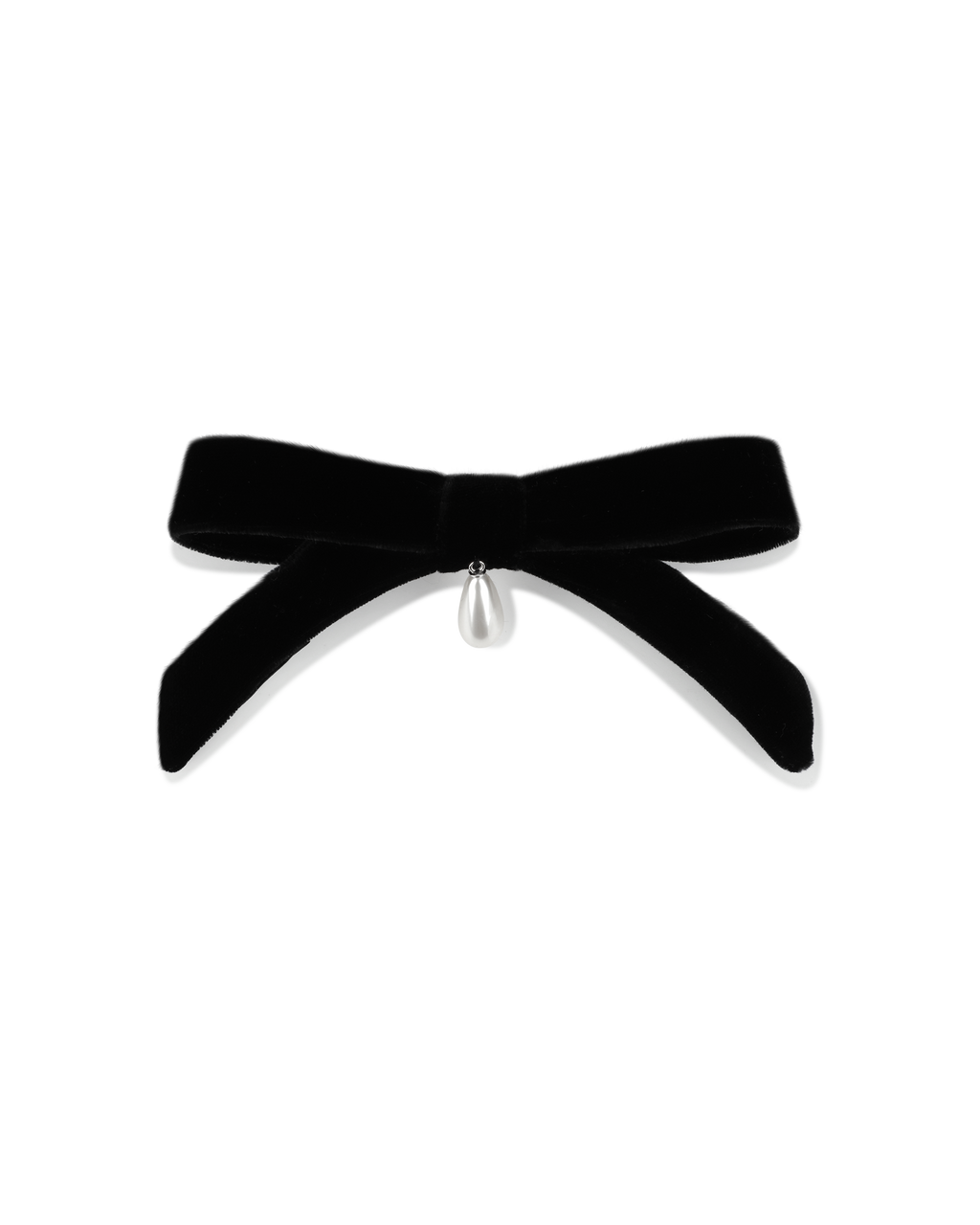 Kimhe Kim - Pearl Ribbon Hair Pin (Black) product image 1 | TRAB K-Fashion Australia