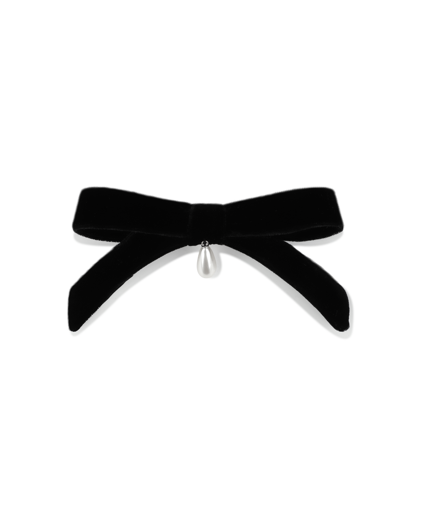 Kimhe Kim - Pearl Ribbon Hair Pin (Black) product image 1 | TRAB K-Fashion Australia