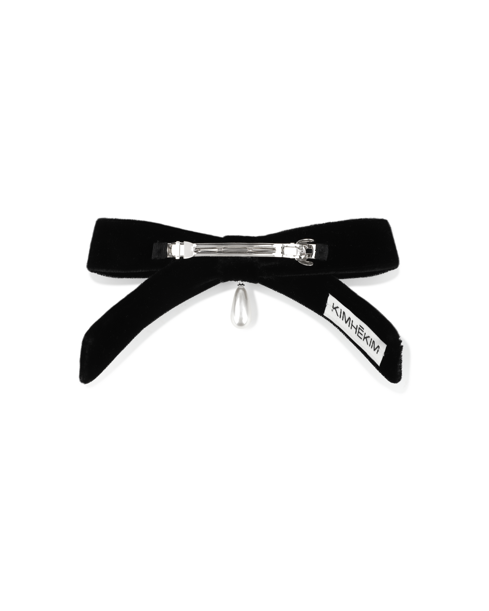 Kimhe Kim - Pearl Ribbon Hair Pin (Black) product image 3 | TRAB K-Fashion Australia