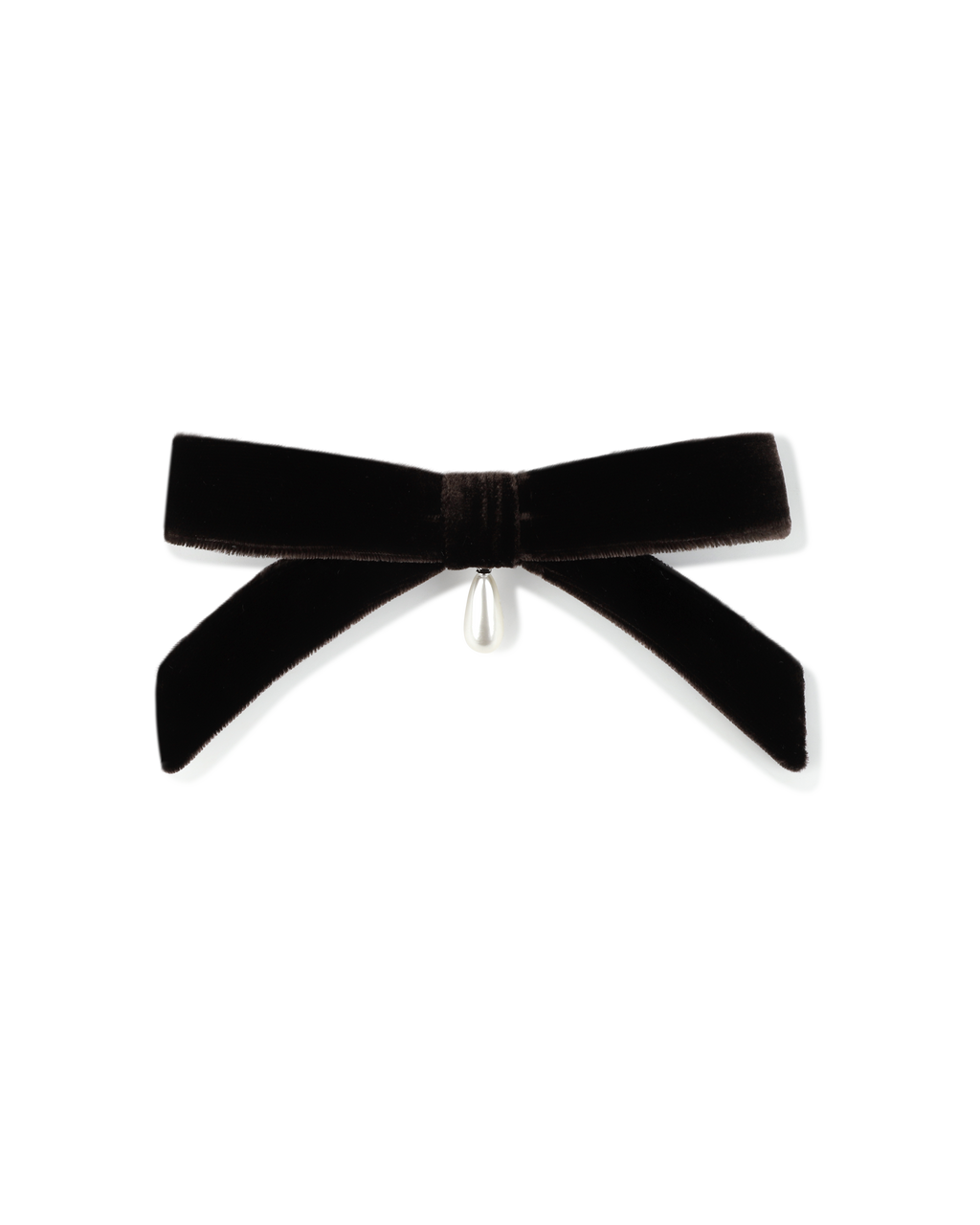 Kimhe Kim - Pearl Ribbon Hair Pin (Brown) product image 1 | TRAB K-Fashion Australia