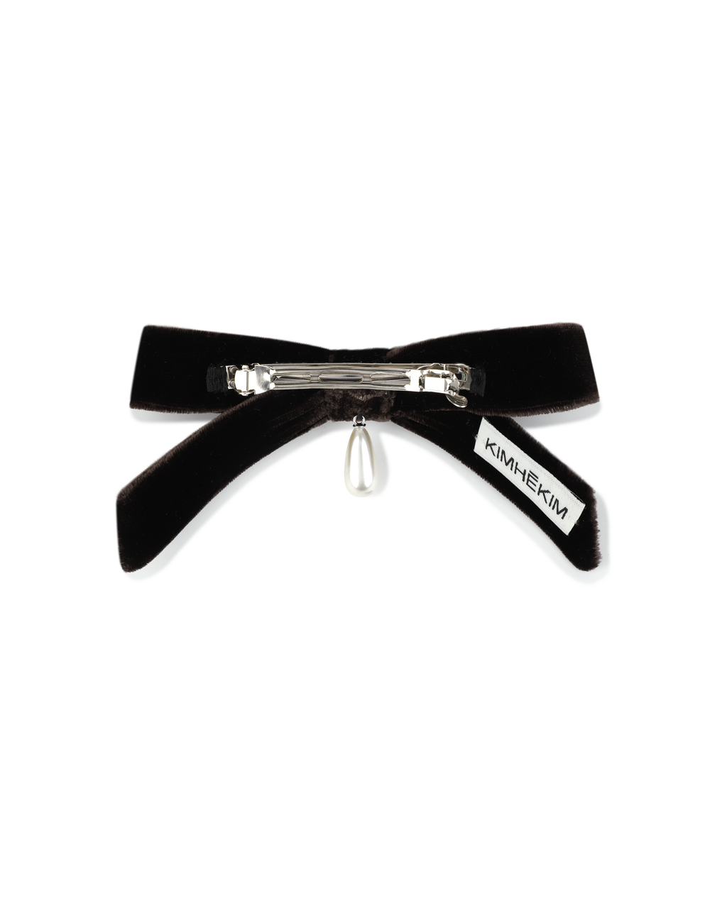 Kimhe Kim - Pearl Ribbon Hair Pin (Brown) product image 3 | TRAB K-Fashion Australia